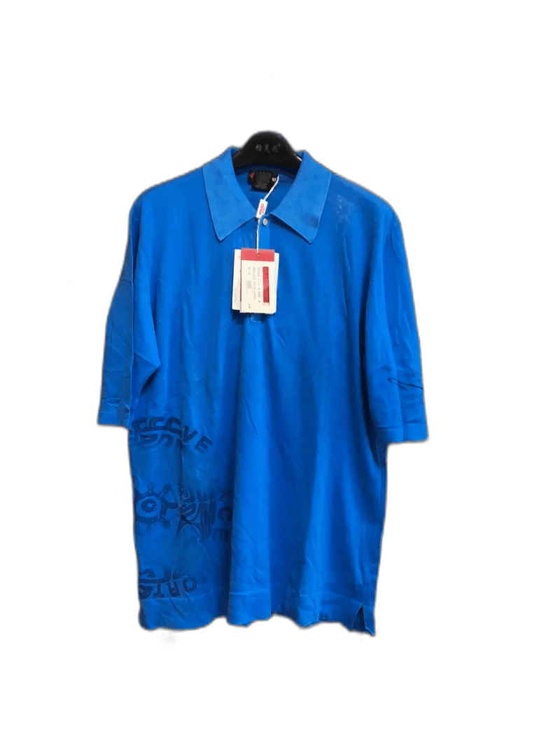 Versace Versace Blue Polo Shirt Size S Size US S / EU 44-46 / 1 - 1 Thumbnail