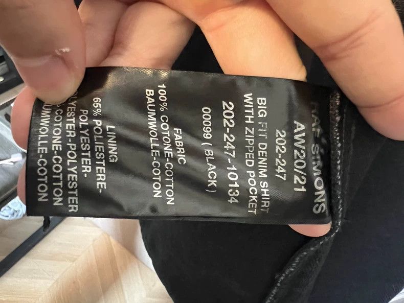 Raf Simons Raf simons Leather-branded jacket with chain Size US L / EU 52-54 / 3 - 5 Thumbnail
