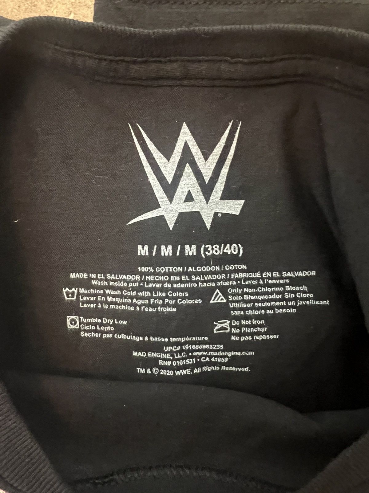 WWE × WWF WrestleMania XIV Tee Size US M / EU 48-50 / 2 - 3 Thumbnail