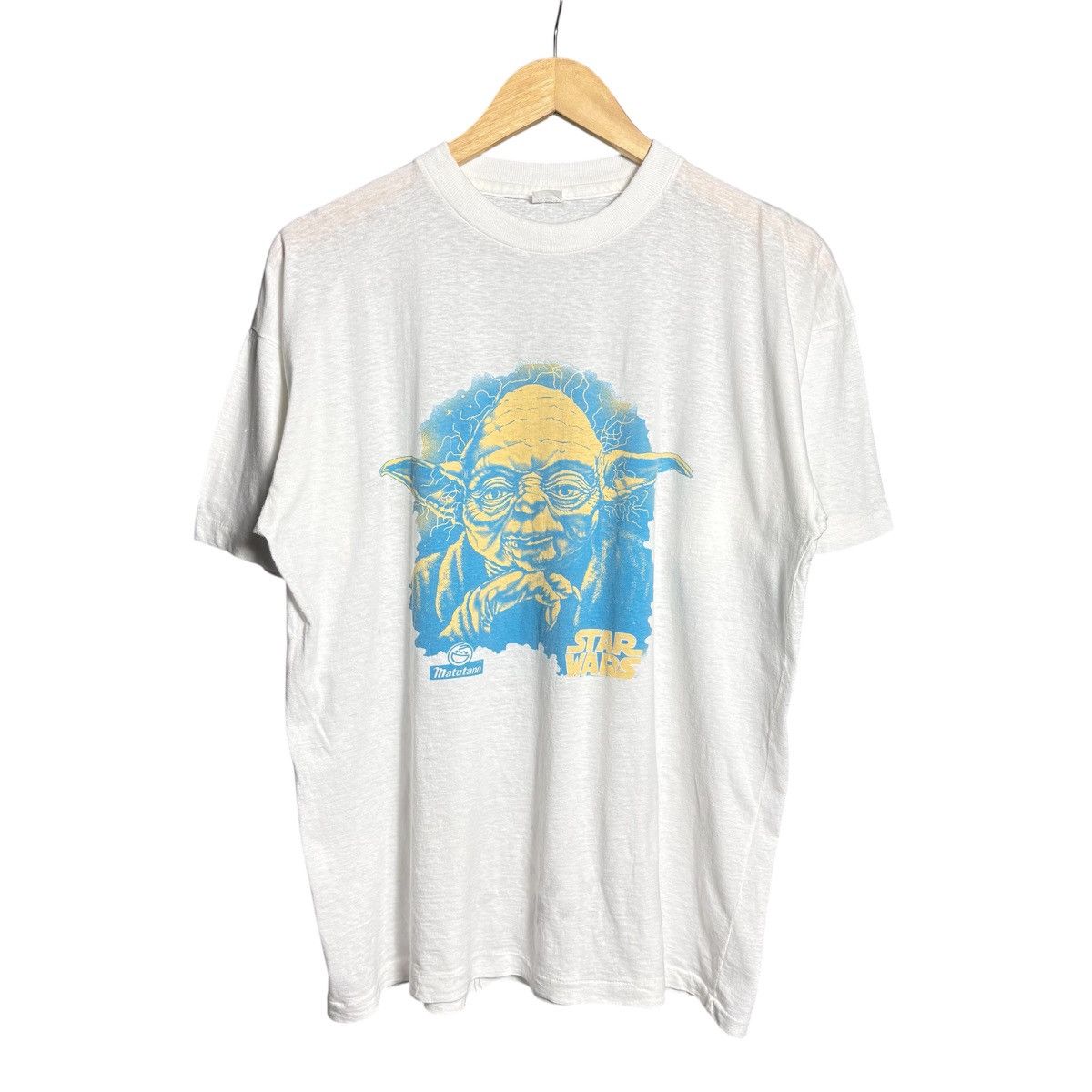 Vintage 80s Yoda Star Wars Sci-Fi Movie T-Shirt