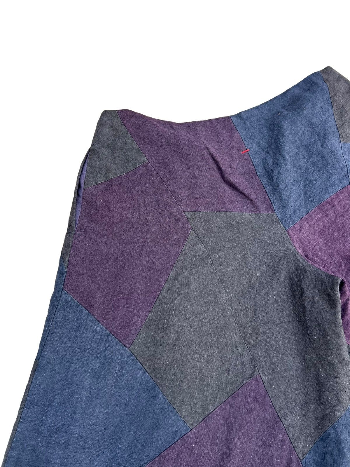 Casey Casey × Casey Vidalenc Casey Vidalenc Multi Colour Patchwork Super Wide Linen Pant Size US 32 / EU 48 - 12 Thumbnail