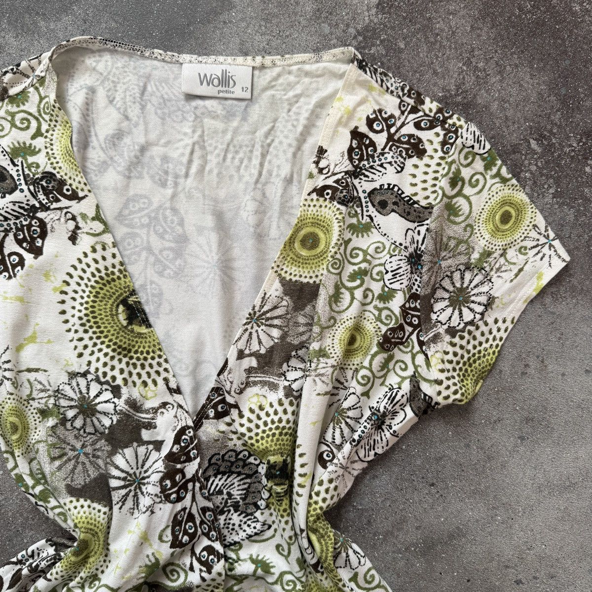 Hysteric Glamour 2000’s Aesthetic Vintage Y2K Boho Floral Print Blouse Size L / US 10 / IT 46 - 4 Thumbnail