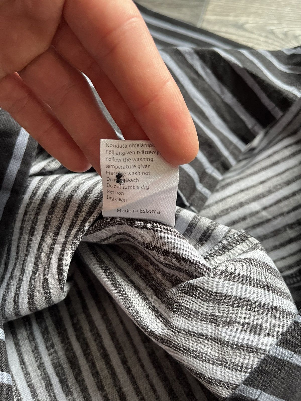 Marimekko × Vintage MARIMEKKO VINTAGE RARE STRIPED JAPANESE GRUNGE CLASSIC SHIRT Size US M / EU 48-50 / 2 - 8 Thumbnail