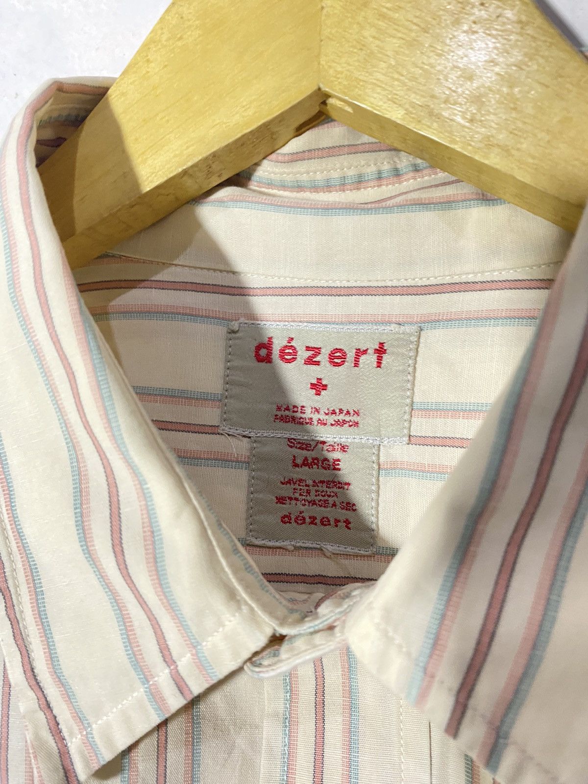 Dezert 2000s Dezert - Stripe Button Up Shirt Size US L / EU 52-54 / 3 - 2 Thumbnail