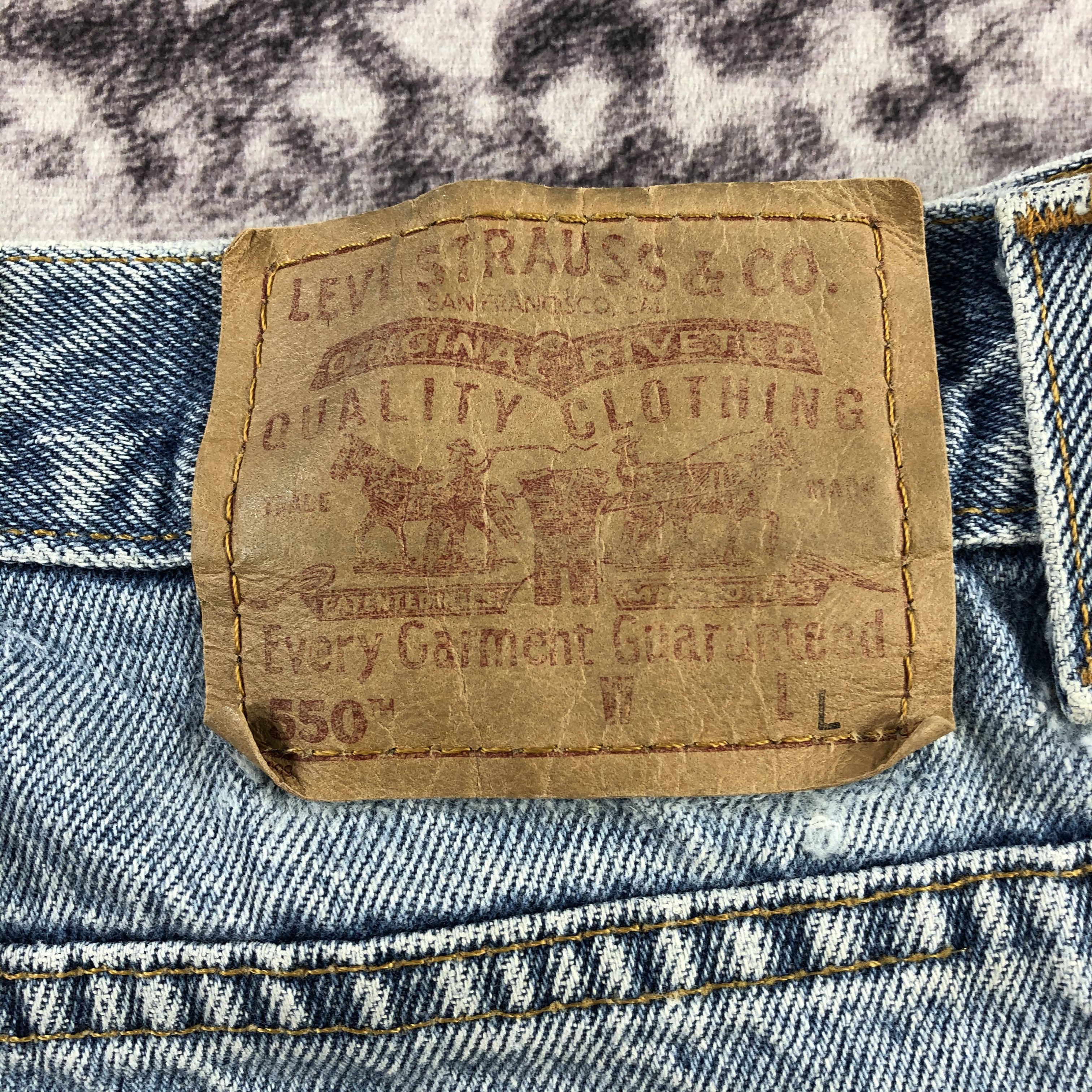 Levi's × Vintage Vintage 90s Blue Wash Levis 550 Jeans-JM3075 Size US 30 / EU 46 - 6 Thumbnail