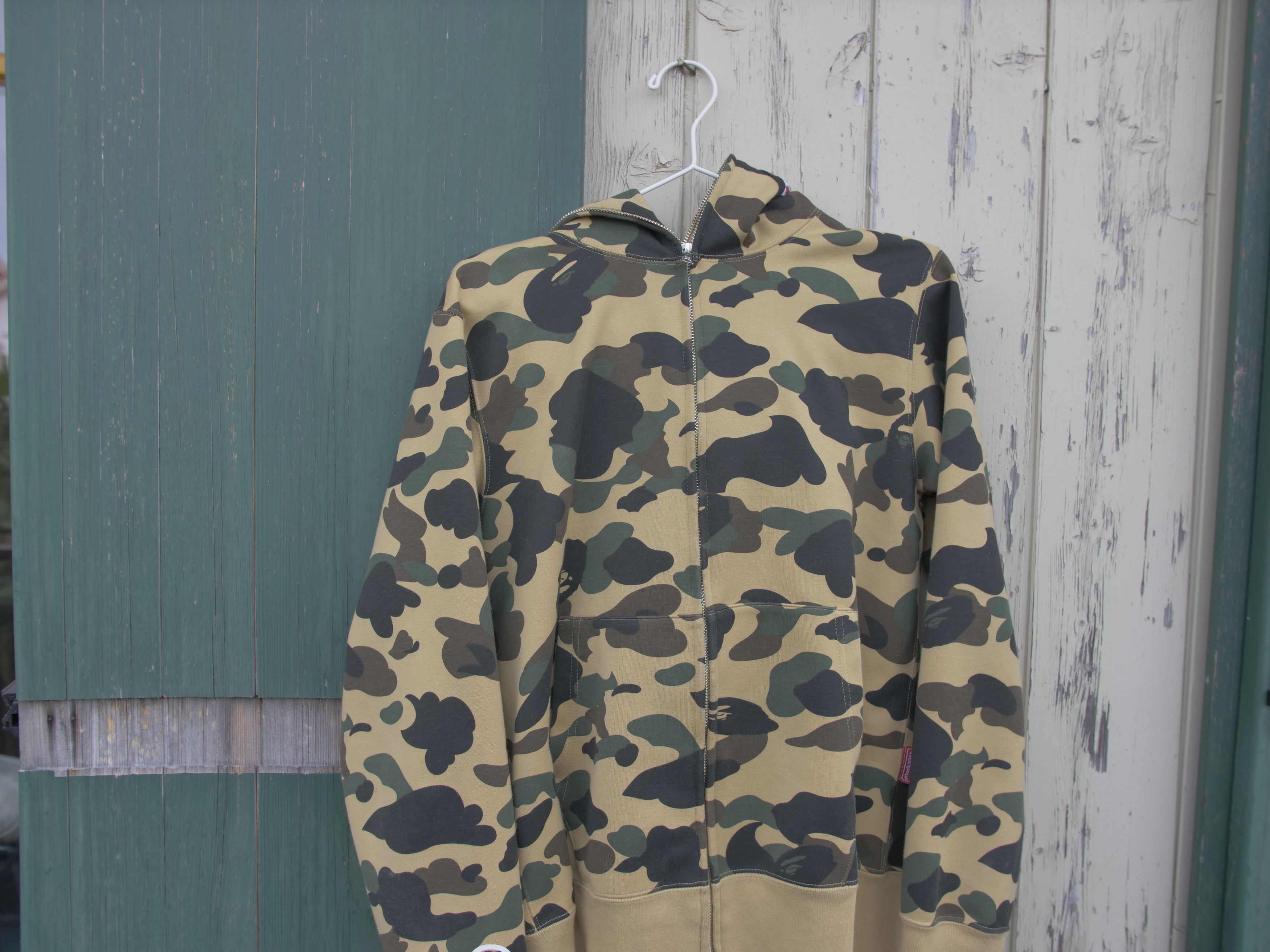 Bape 1st Camo Windstopper Shark Full Zip Hoodie Size US M / EU 48-50 / 2 - 6 Thumbnail