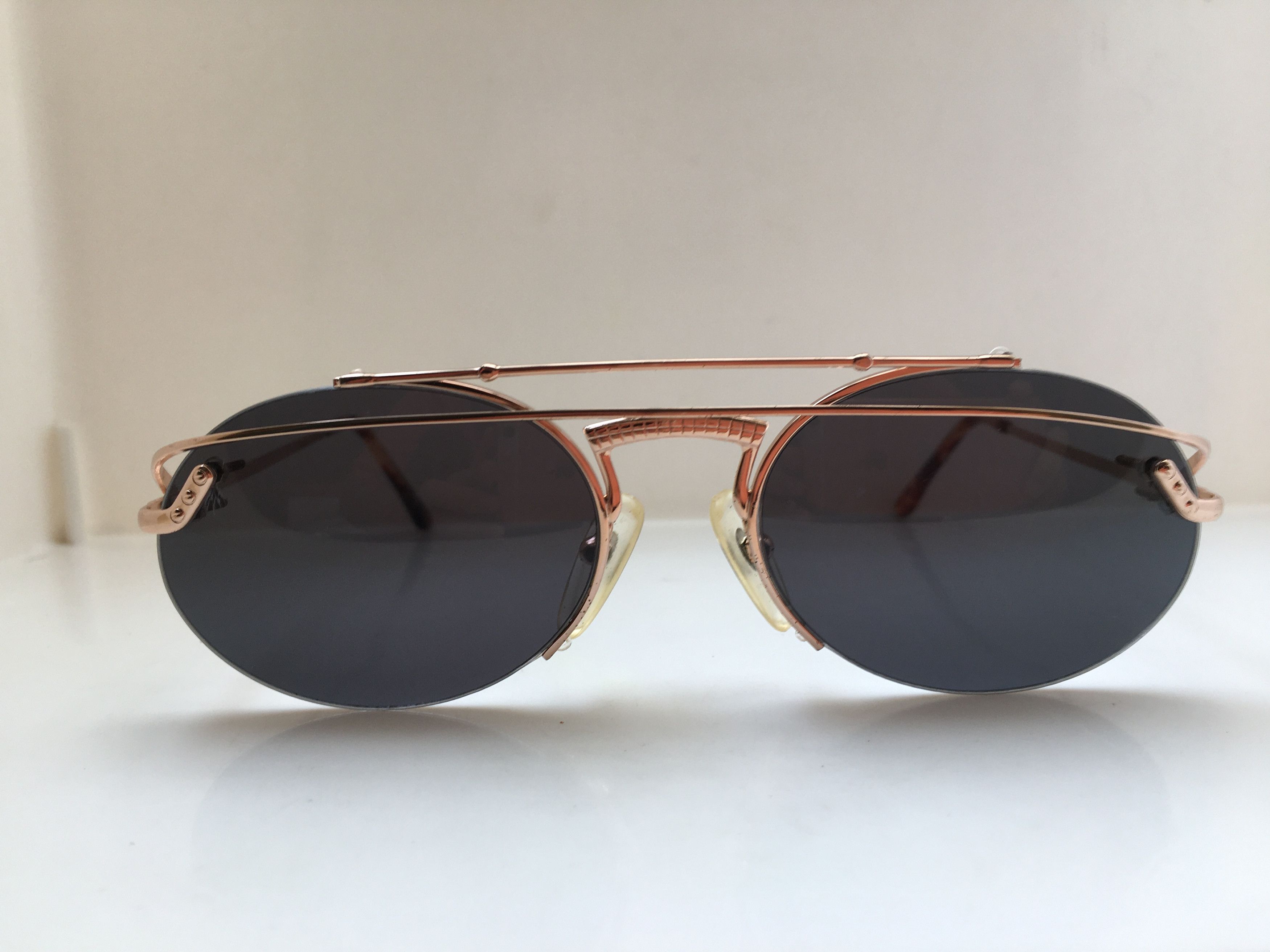 Other MOD SPACE AGE Gold Rimless Oval Sunglasses Frame Size ONE SIZE - 1 Thumbnail