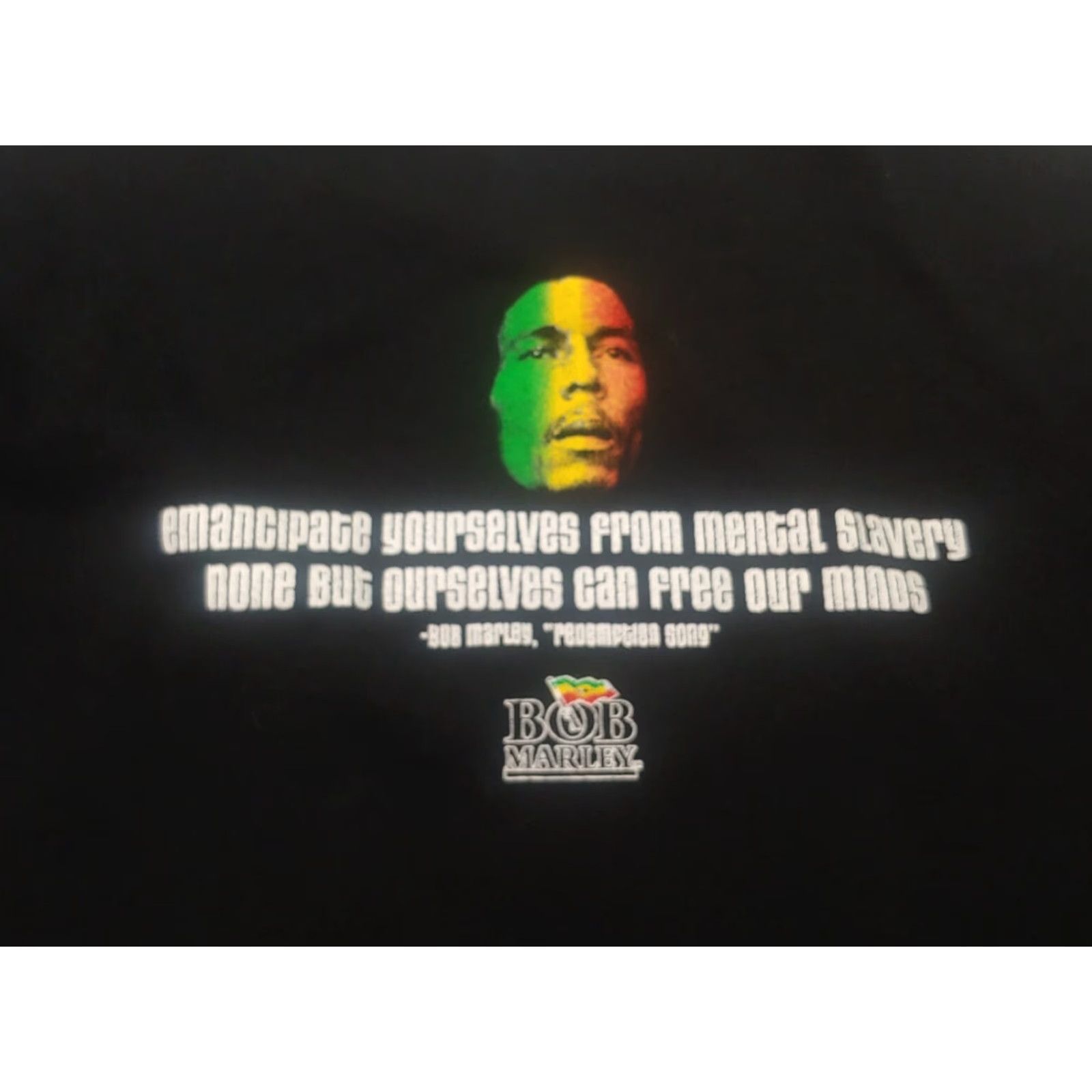 Vintage Bob Marley Redemption Song Shirt Small Reggae Music Rasta Black Zion Sportswear Graphic Print T-Shirt Men Size US S / EU 44-46 / 1 - 5 Thumbnail