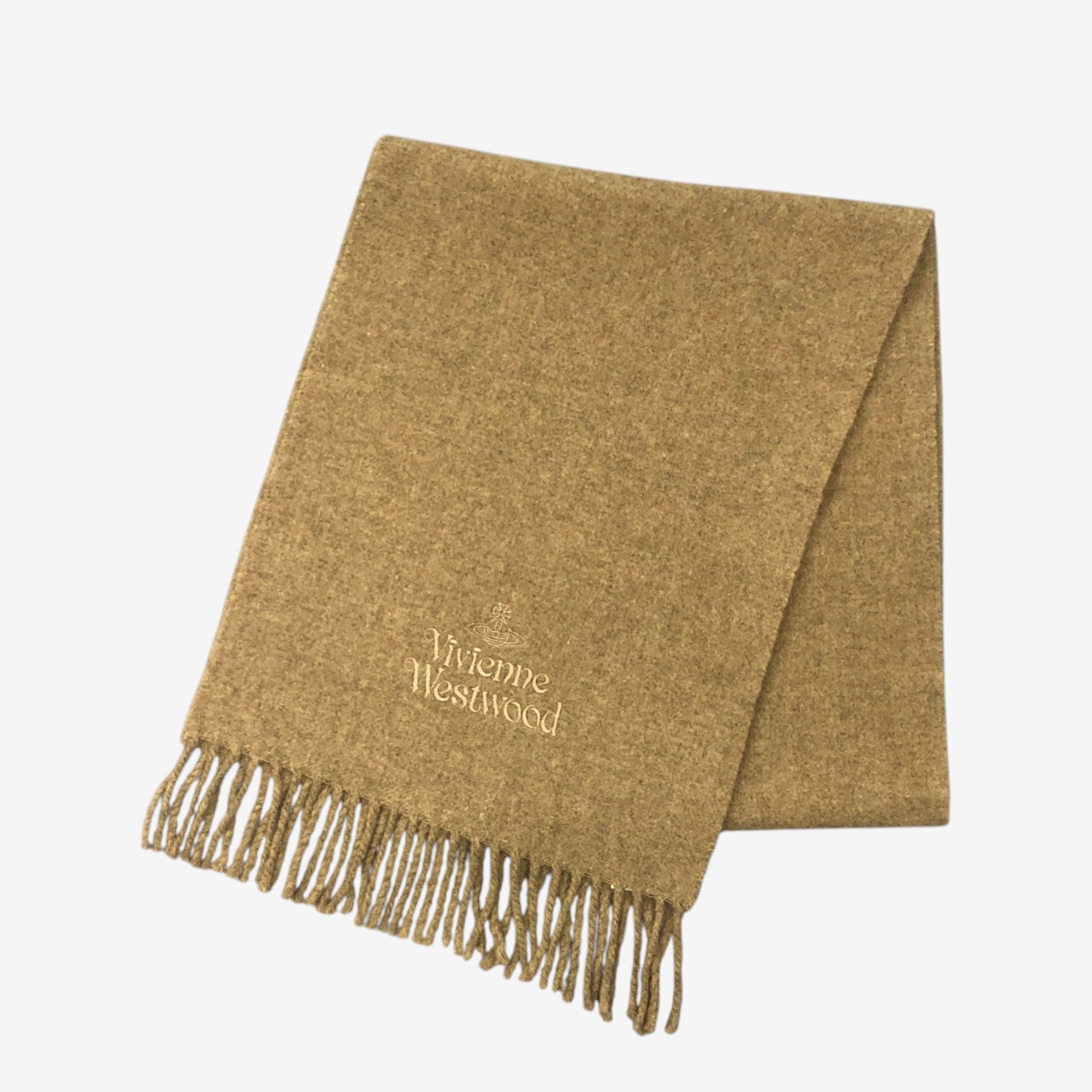 Japanese Brand Vintage Vivienne Westwood Scarf Muffler Orbs Wool Scarves Size ONE SIZE - 3 Thumbnail