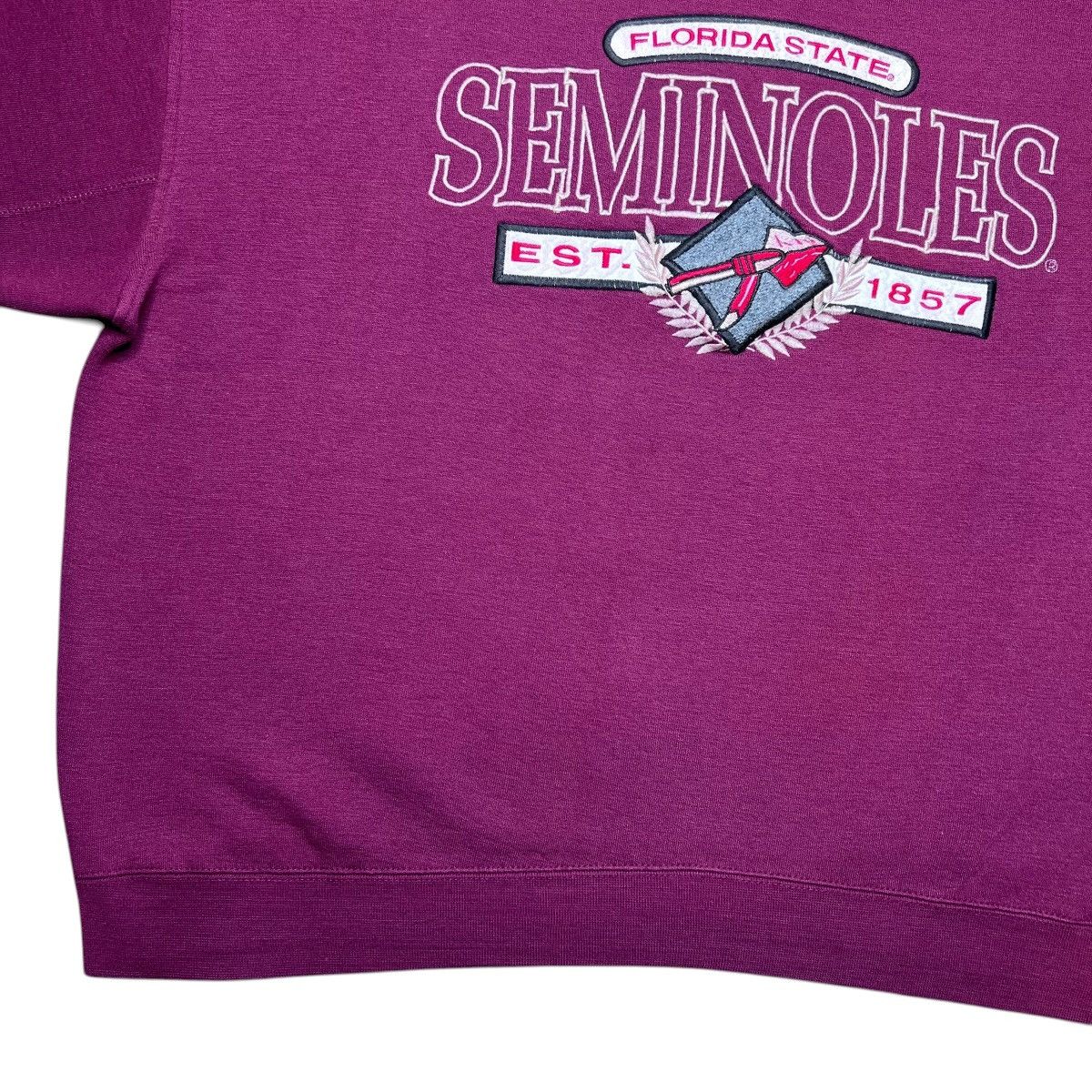 NCAA Florida State Seminoles Embroidered Galt Sand Sweatshirt Size US XL / EU 56 / 4 - 6 Thumbnail