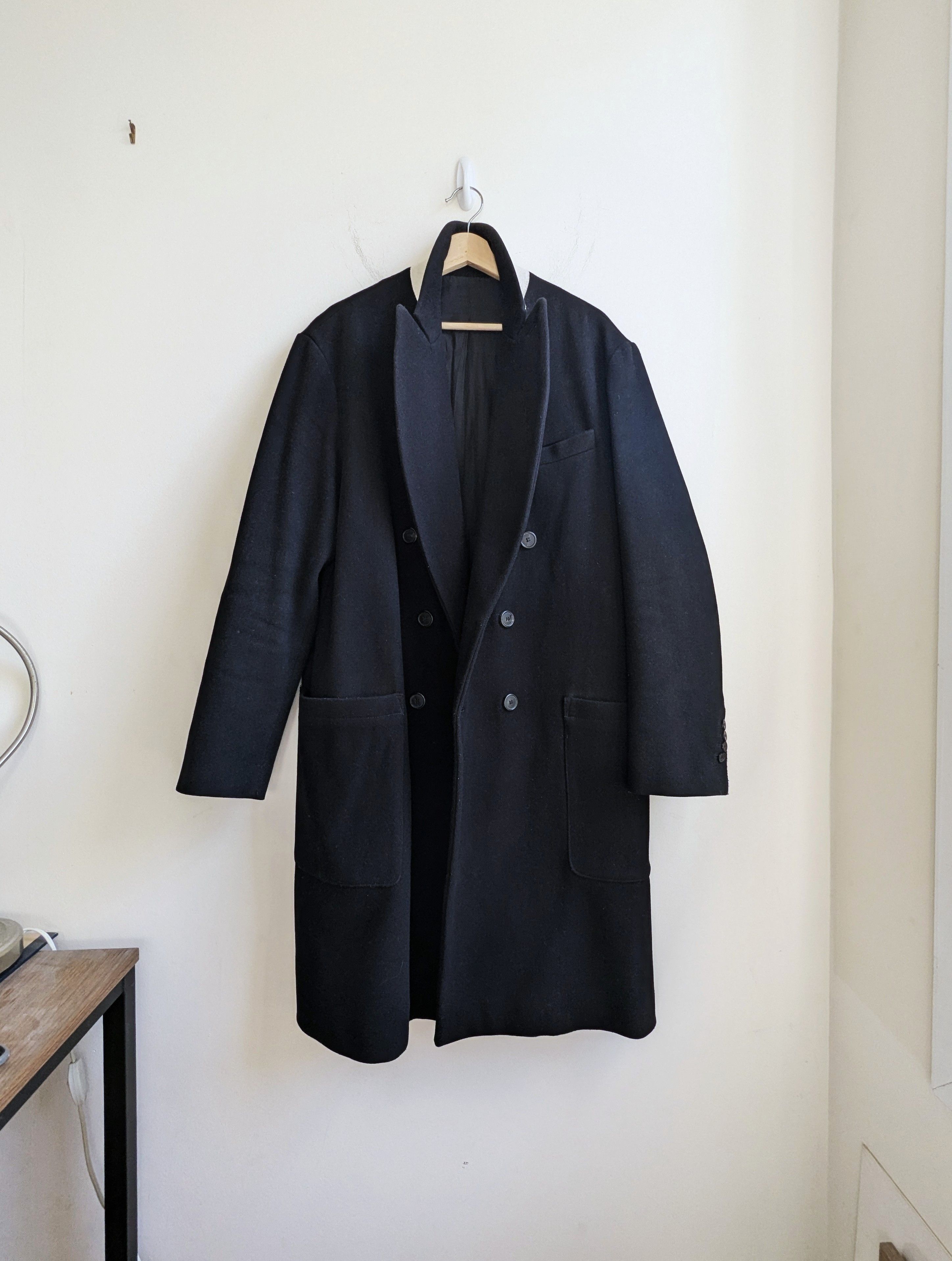 AMI Double-Breasted Overcoat Size US L / EU 52-54 / 3 - 2 Thumbnail