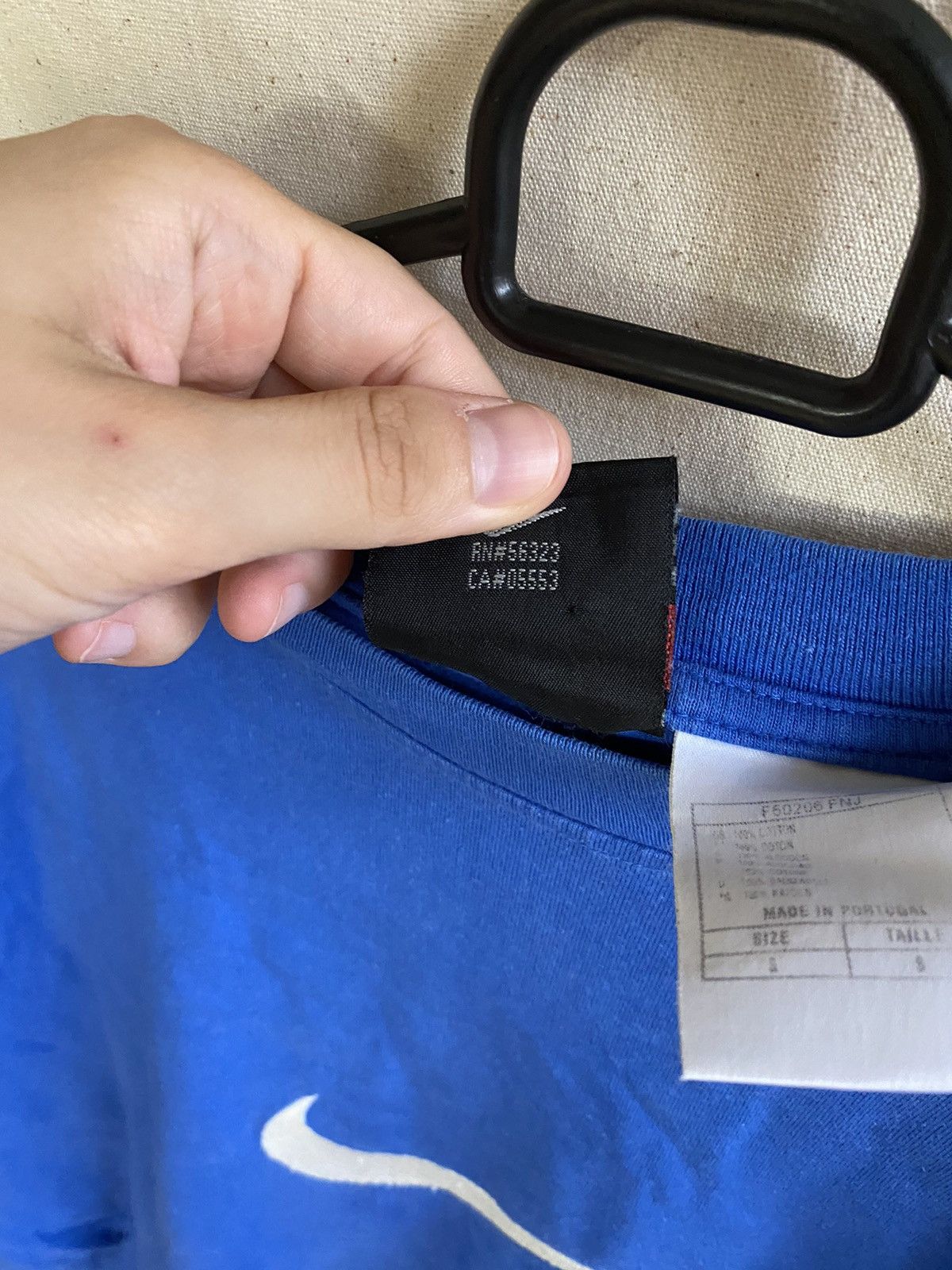 Nike × Vintage Nike Central Swoosh Logo Vintage Tee Size S Size US S / EU 44-46 / 1 - 5 Thumbnail