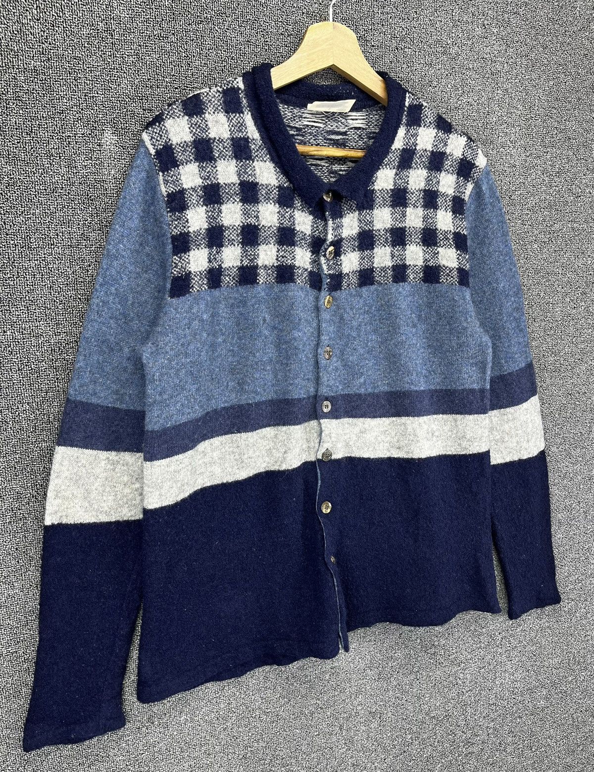 Issey Miyake Issey Miyake Hai Sporting Gear Rare Wool Cardigan Jacket Size M / US 6-8 / IT 42-44 - 2 Thumbnail