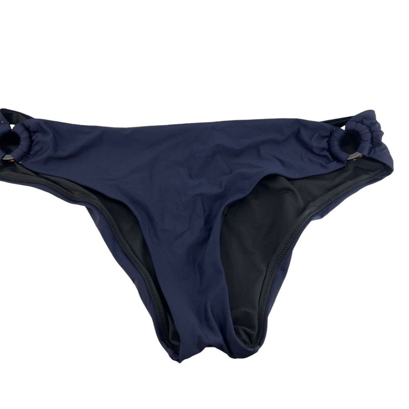 J.Crew J Crew Solid Blue Bikini Bottom Peek a Boo Rings Xlarge Size ONE SIZE - 1 Thumbnail