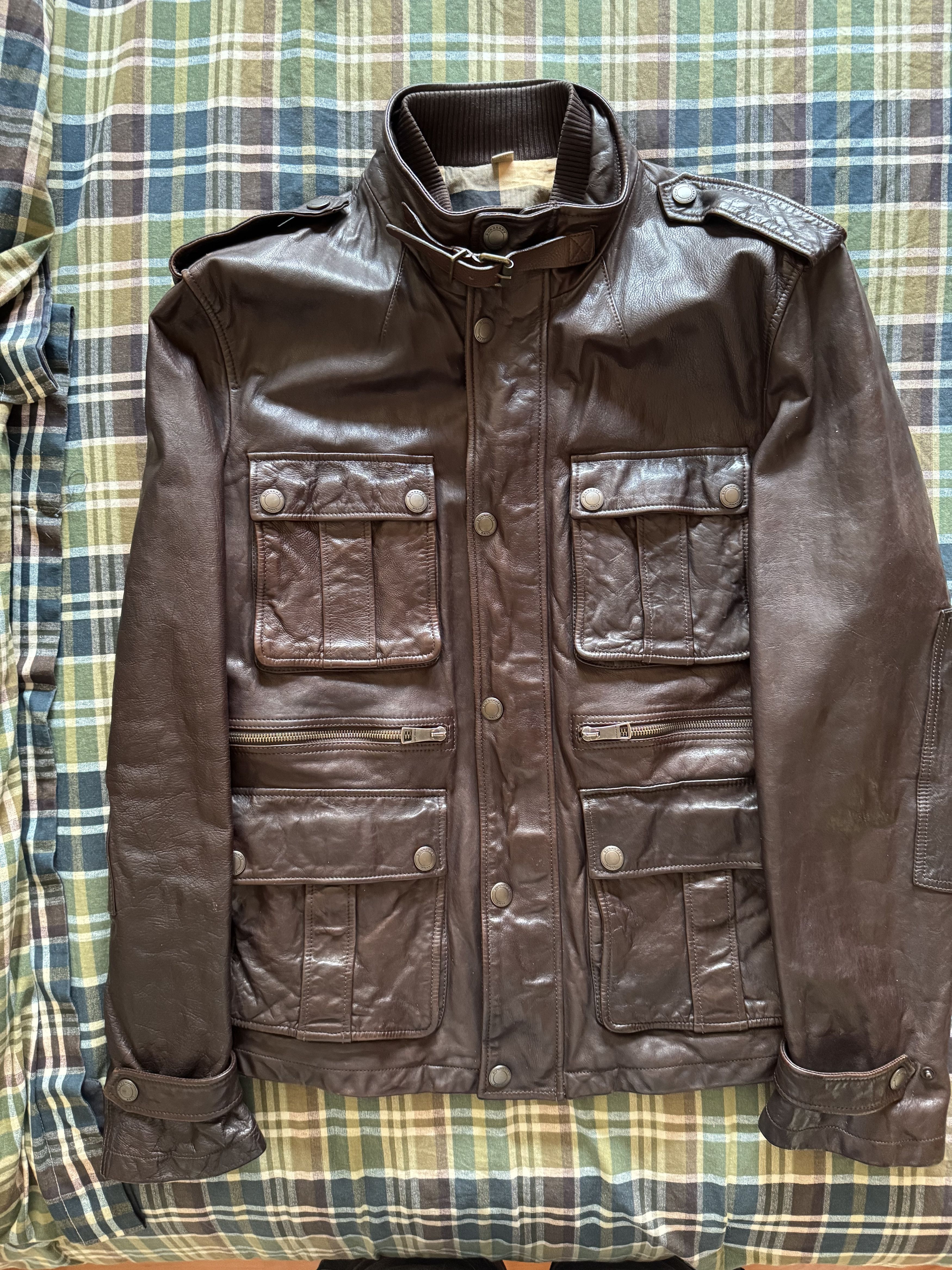 Burberry Final Price Burberry Leather jacket Size US XL / EU 56 / 4 - 1 Thumbnail