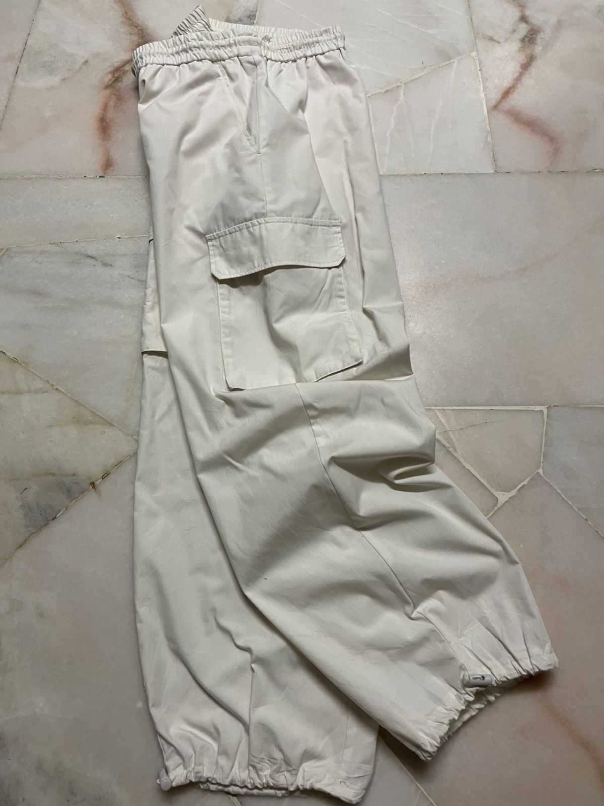 GU Yohji Yamamoto Ballon Baggy Parachute White By GU Size US 28 / EU 44 - 8 Thumbnail