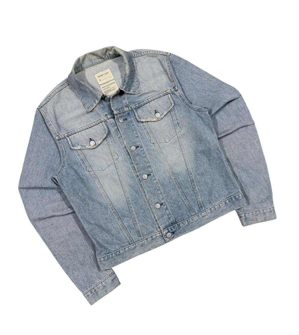 Helmut Lang Archive🔥2004 Helmut Lang Clean Broken Denim Classic 2 Pocket Size US M / EU 48-50 / 2 - 5 Thumbnail