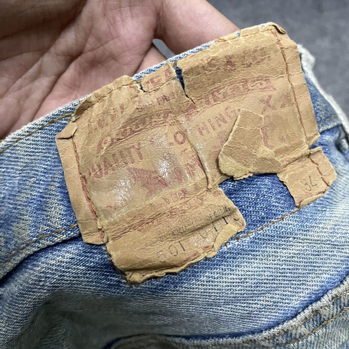 Levi's Vintage Clothing × Vintage Vintage 90s Levis 501 Distressed Denim Grunge Style Size US 35 - 12 Thumbnail