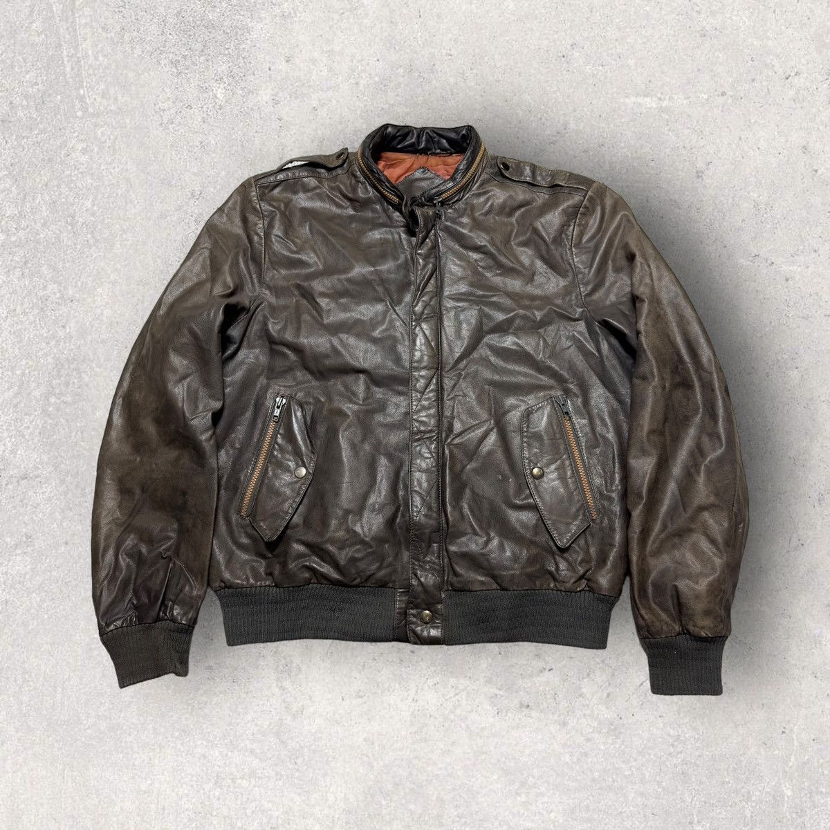 Vintage Vintage leather jacket Size US S / EU 44-46 / 1 - 1 Thumbnail