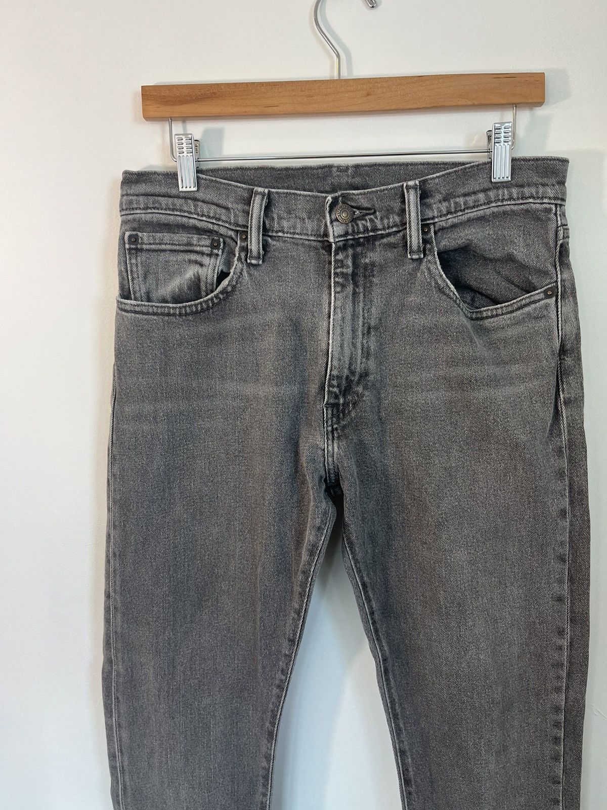 Vintage Levi Sun Faded Gray Distressed Basic Jeans Size US 30 / EU 46 - 3 Thumbnail