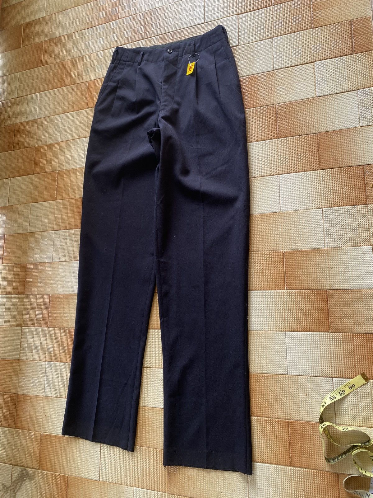 Japanese Brand × Yohji Yamamoto Vintage yohji yamamoto railway company trousers pants Size US 28 / EU 44 - 16 Thumbnail
