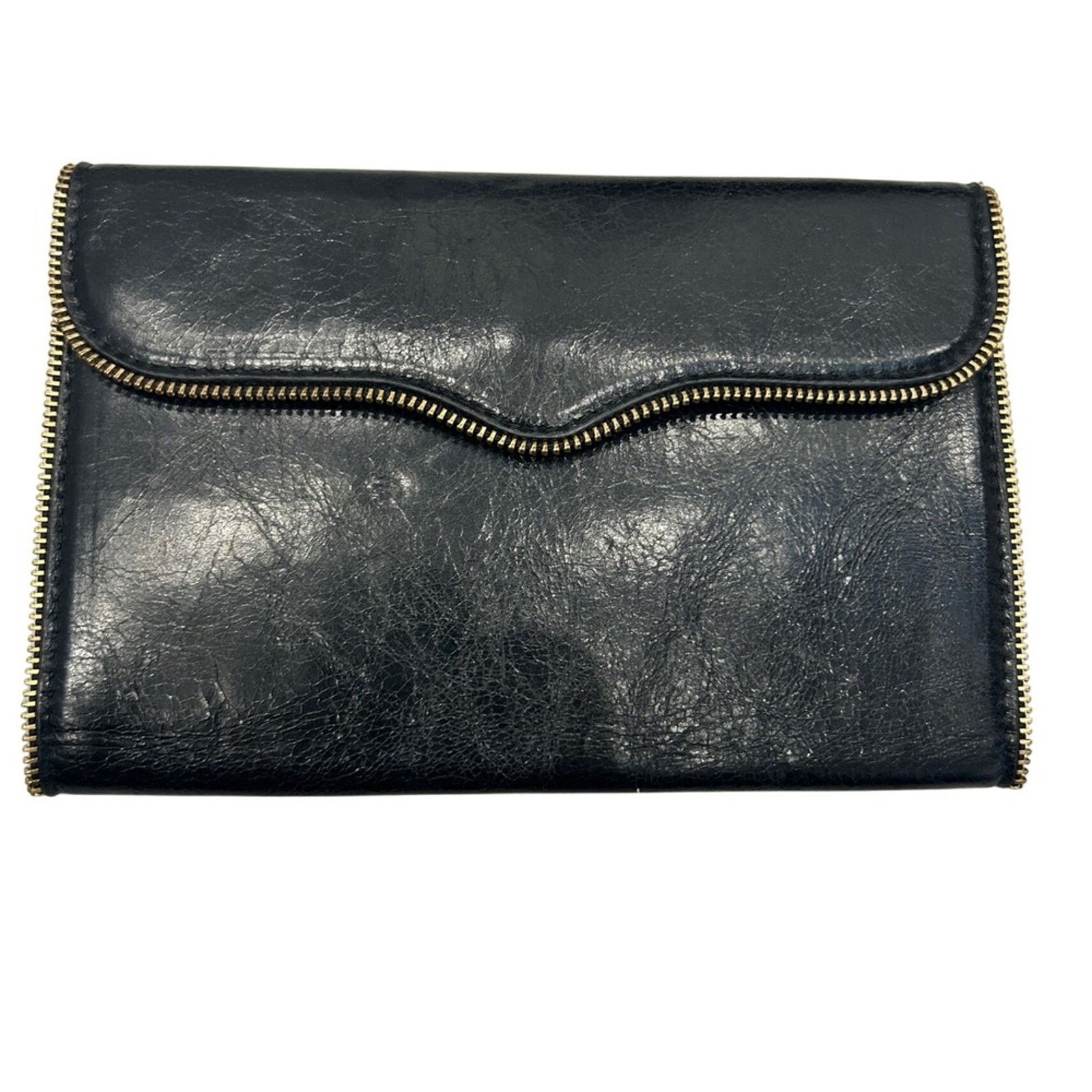 Rebecca Minkoff Rebecca Minkoff Black Leather Zip Around Wallet Organizer Size ONE SIZE - 1 Thumbnail
