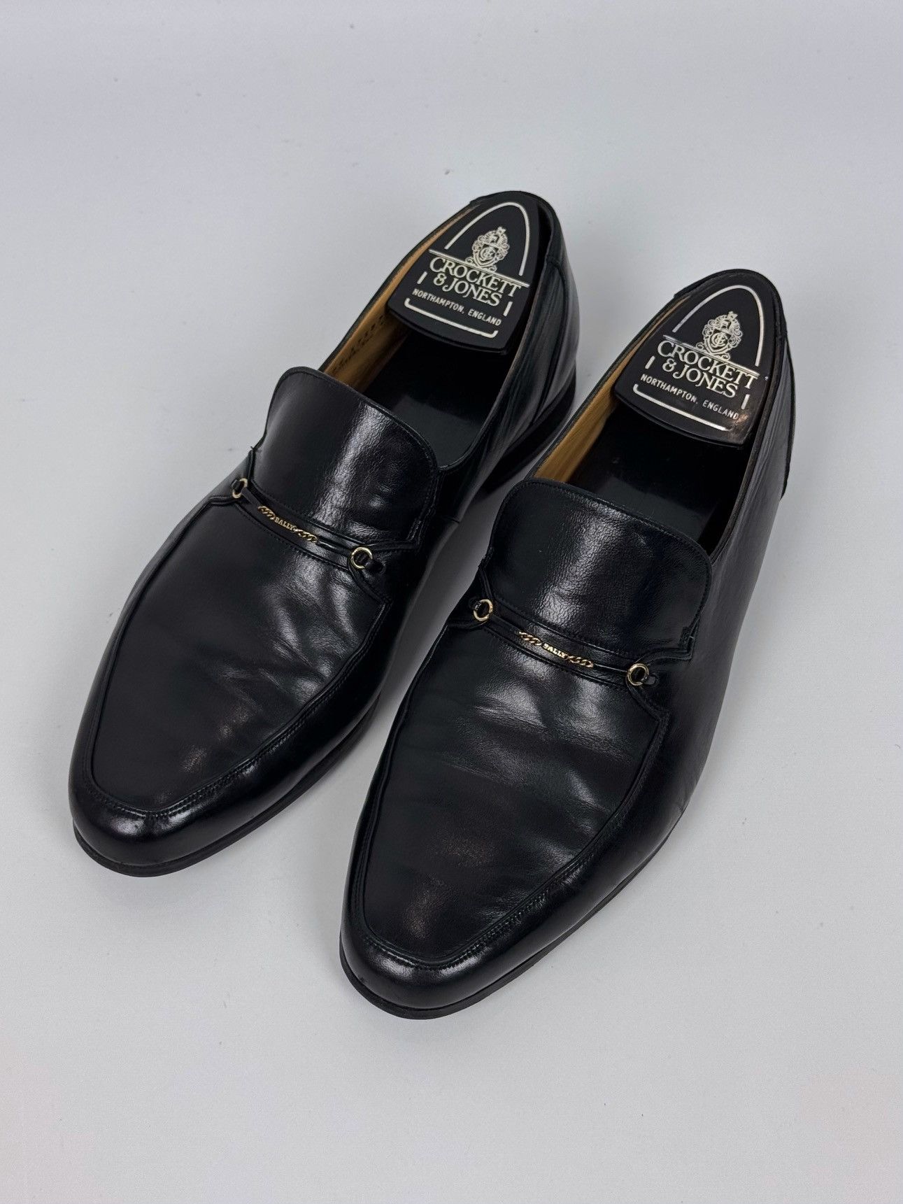 Bally Vintage Bally Leather Black Fimere Loafers Size US 8 / IT 38 - 3 Thumbnail