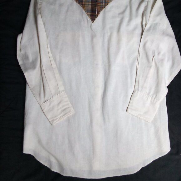 Other Vintage Karman Plaid Trim Western Button Shirt Size US XL / EU 56 / 4 - 6 Thumbnail
