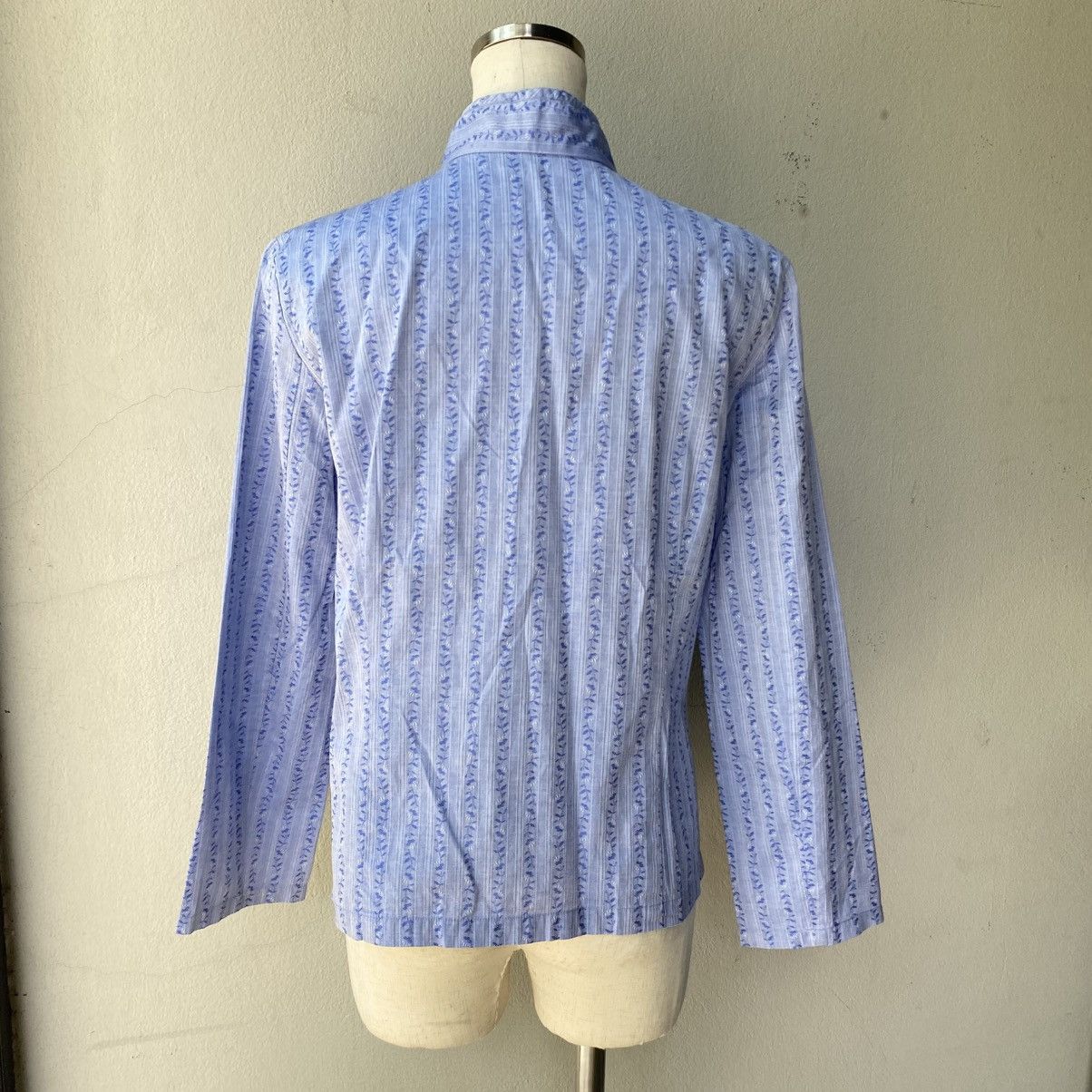 Zucca ZUCCA Striped Garden Shirt Size M / US 6-8 / IT 42-44 - 7 Thumbnail