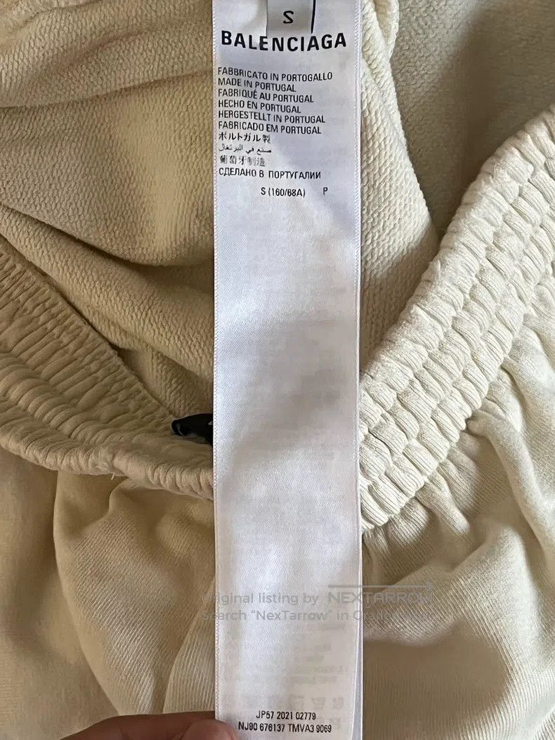 Balenciaga Balenciaga size S Off-white distressed logo scissors lette Size US 27 - 5 Thumbnail