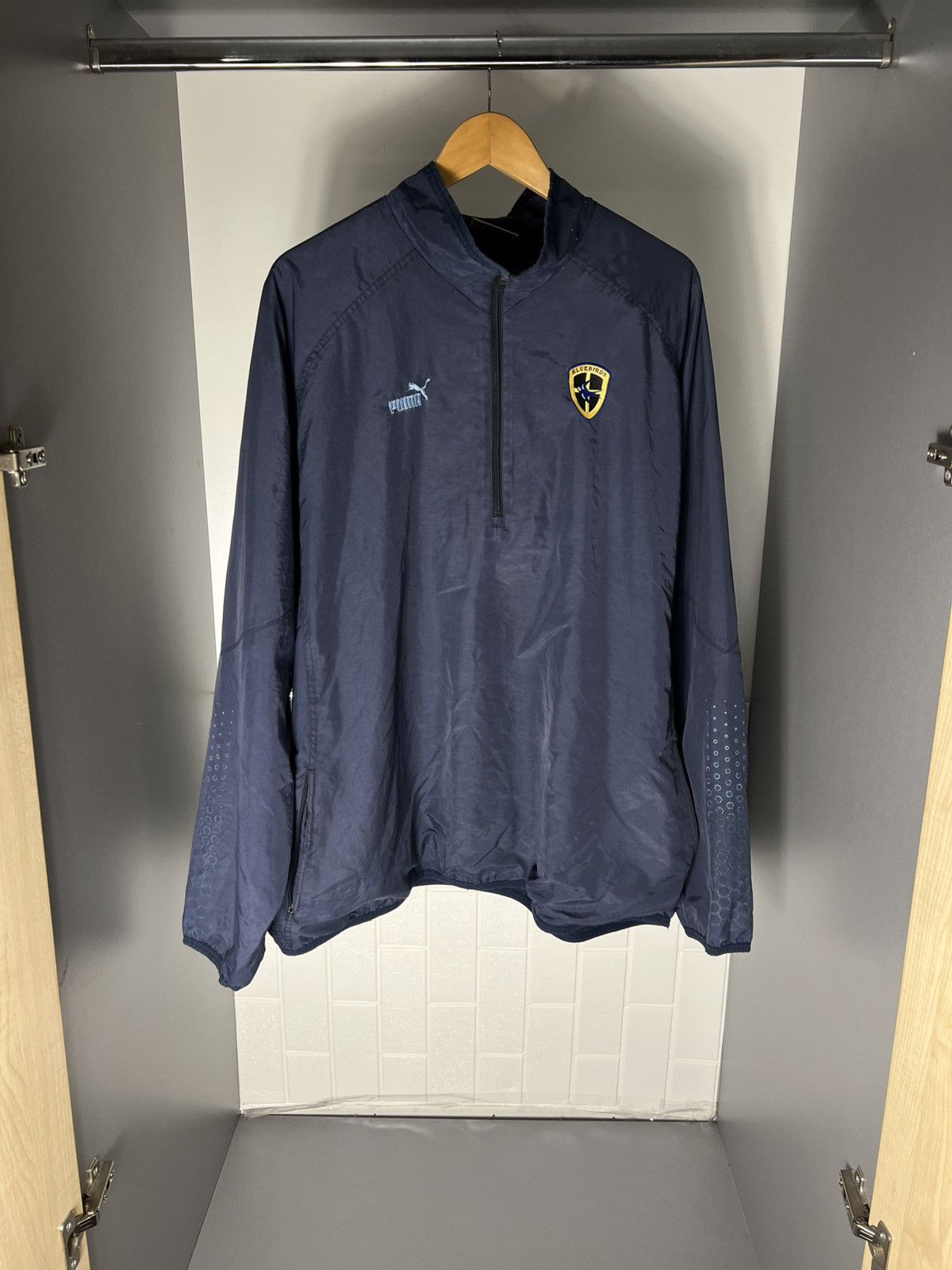 Puma VINTAGE PUMA FC CARDIFF CITY ENGLAND SOCCER JACKET RETRO 90s Size US XXL / EU 58 / 5 - 4 Thumbnail