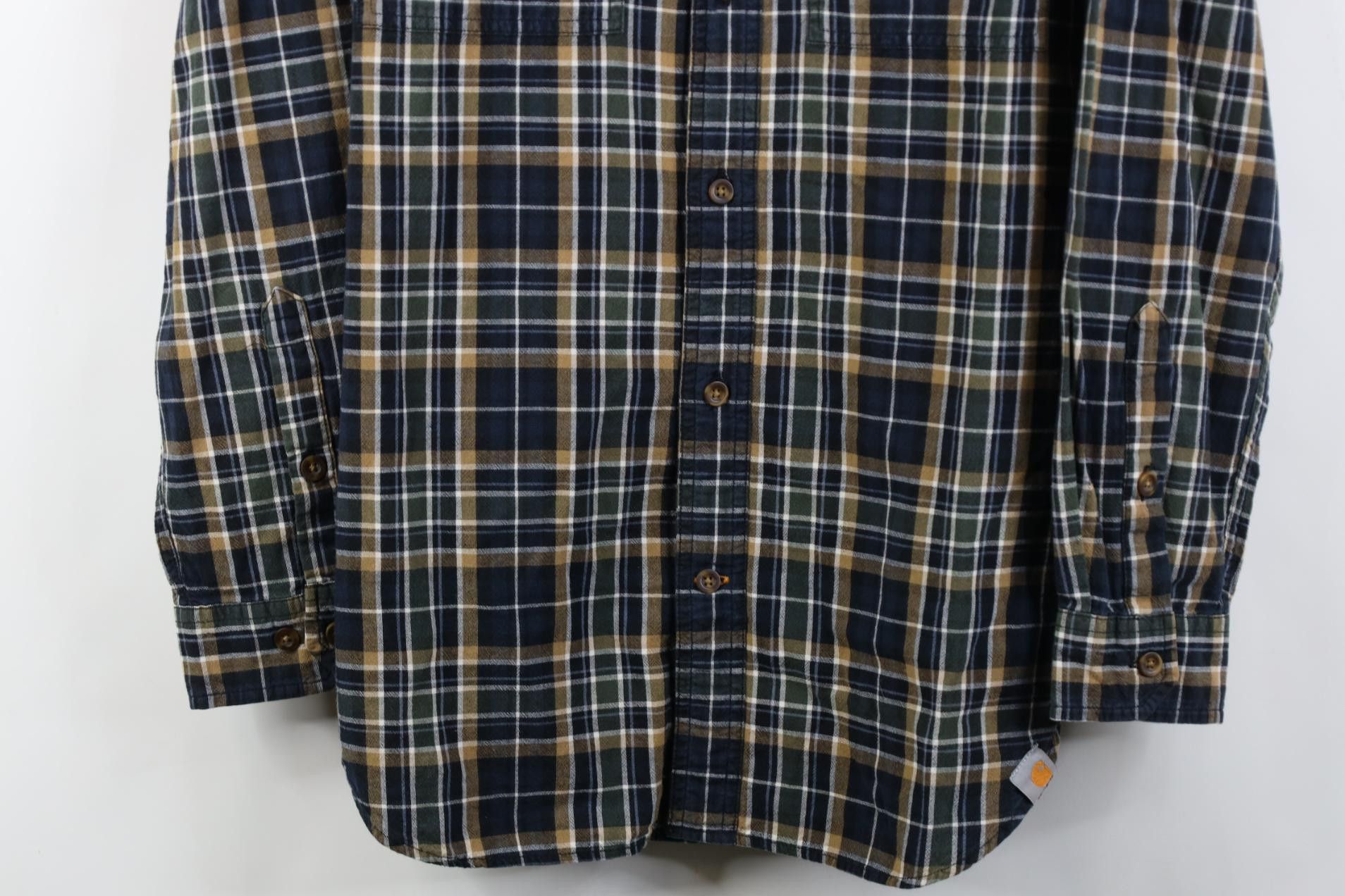Carhartt Vintage Carhartt Flannel Collared Button Down Shirt Plaid Size US M / EU 48-50 / 2 - 3 Thumbnail