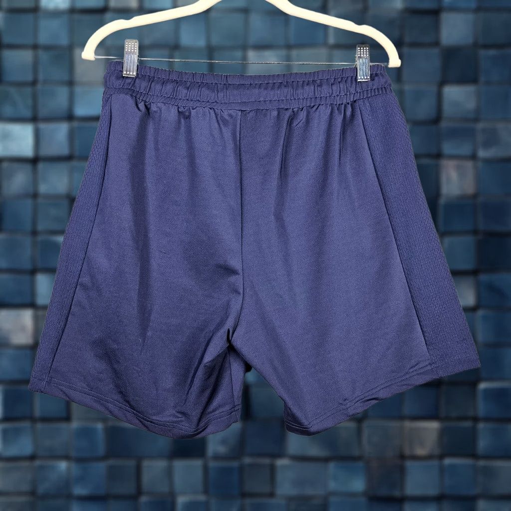 Vintage Punto Blanco Navy Blue Pull on Workout Shorts Size M Men Regular Inseam 6 Pockets Logo Size US 31 - 1 Thumbnail