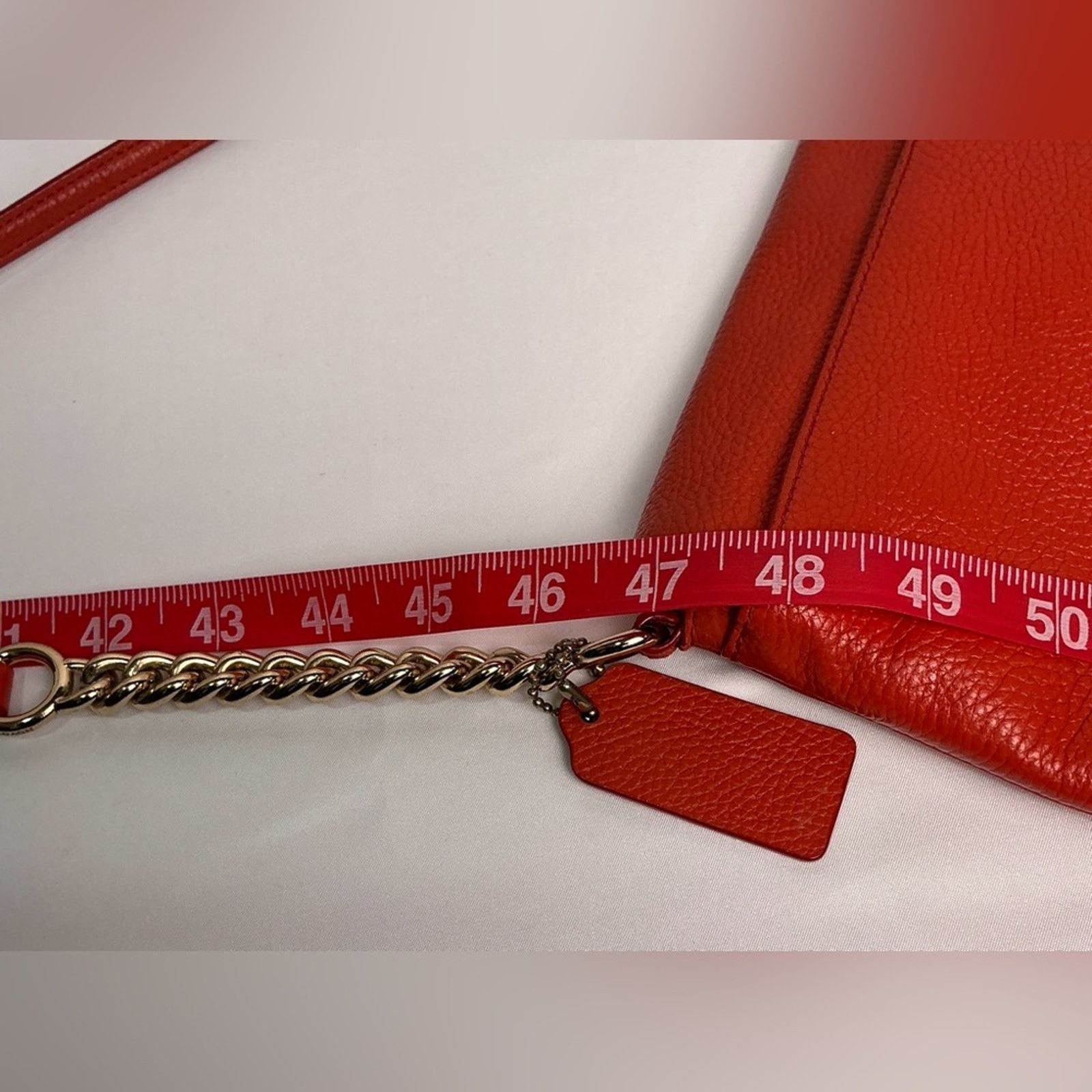 Coach COACH CROSSTOWN Crossbody Burnt Red Orange Pebbled Leather Size ONE SIZE - 16 Thumbnail