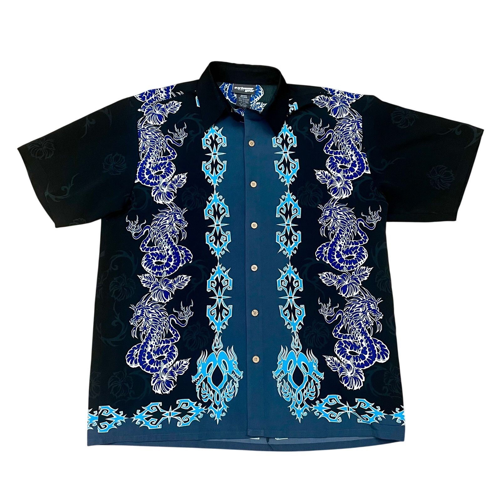 Vintage Y2k Extreme Gear Dragon Button Up Shirt - Size M Size US M / EU 48-50 / 2 - 1 Thumbnail