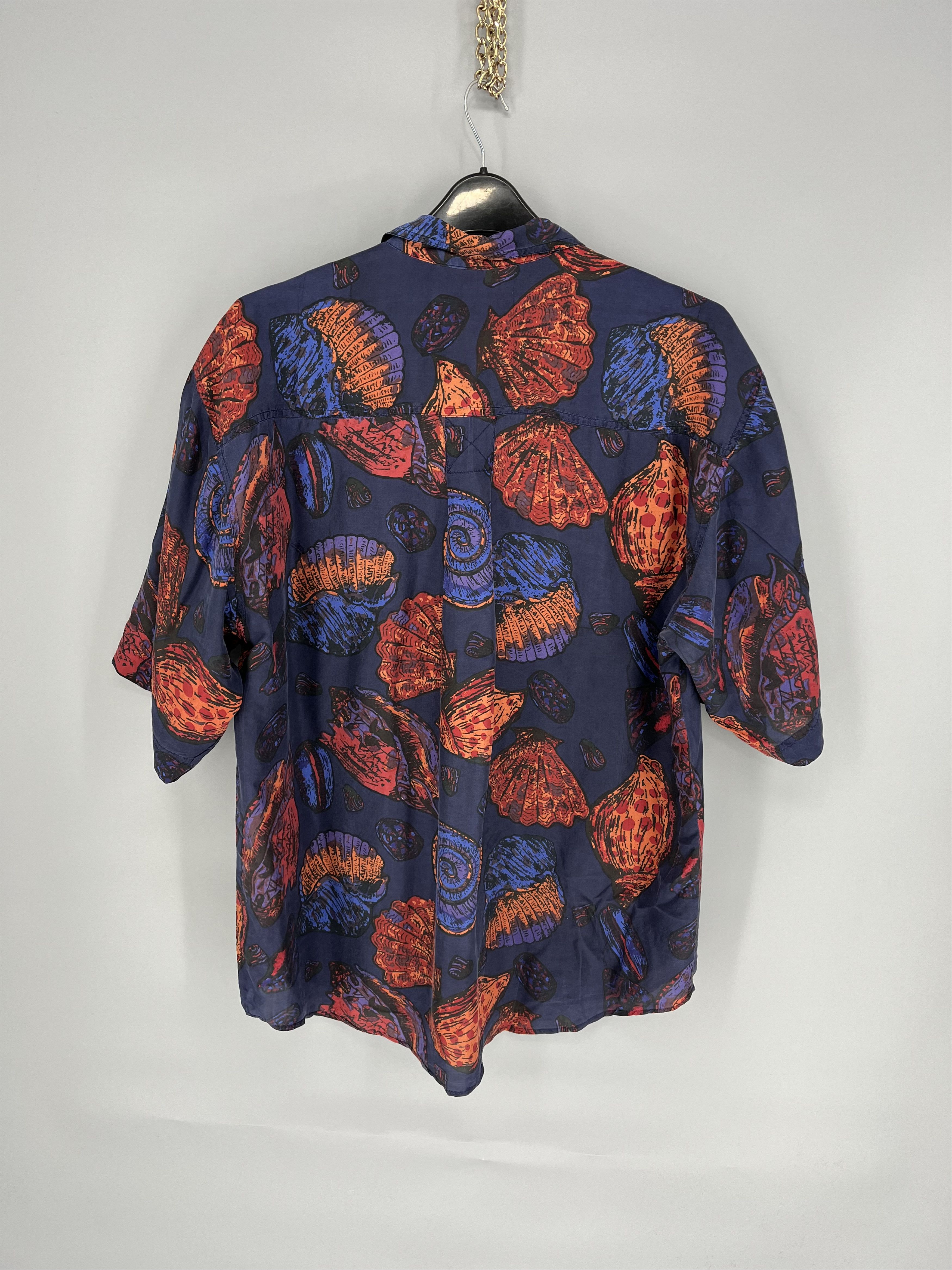 Vintage Vintage Y2K 100% silk Art Streetwear Hawaiian Travis Scott Size US M / EU 48-50 / 2 - 7 Thumbnail