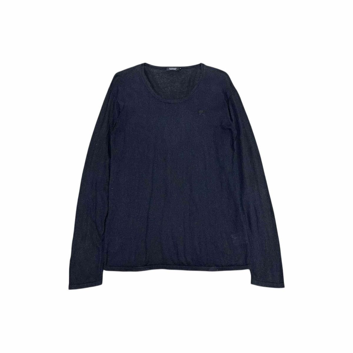 Burberry 🔥Y2K Vintage Burberry Black Label Hemp Ls Shirt See-thru Size US XL / EU 56 / 4 - 3 Thumbnail