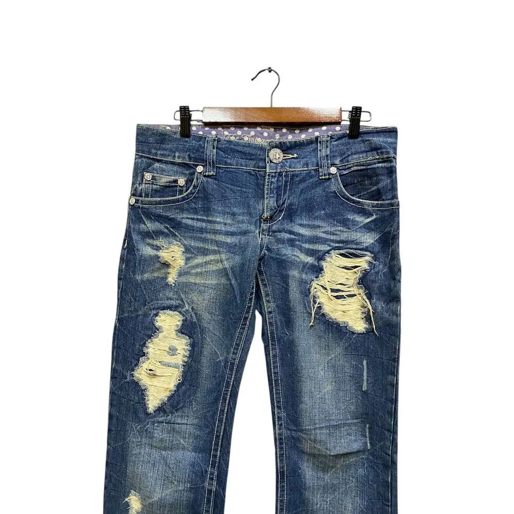 If Six Was Nine Vintage Distressed Jessy Logan Jeans Style Size US 30 / EU 46 - 9 Thumbnail