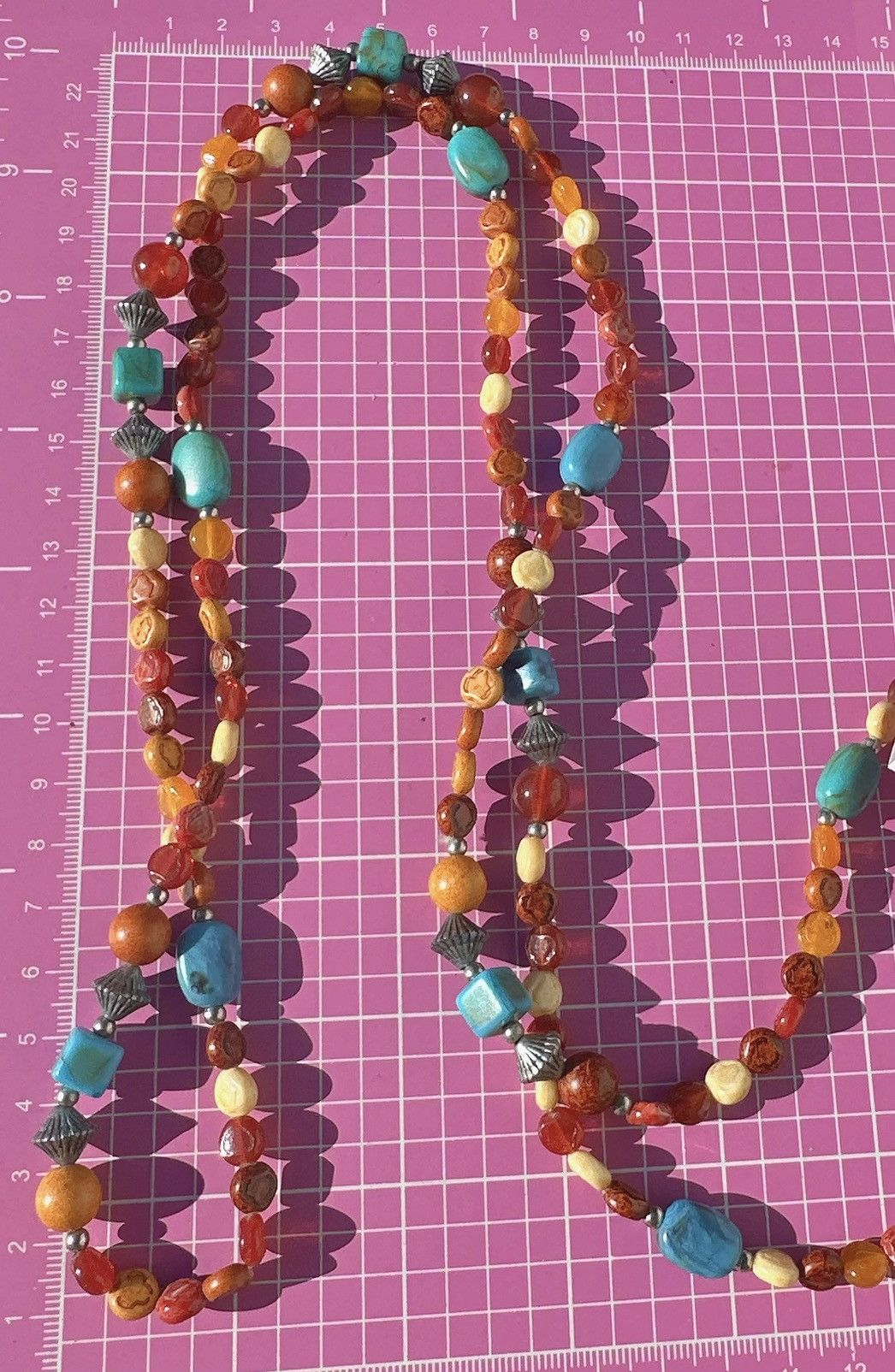 Lucky Brand Lucky Brand necklace Amber Tibetan bluestone Sandalwood Size ONE SIZE - 9 Thumbnail