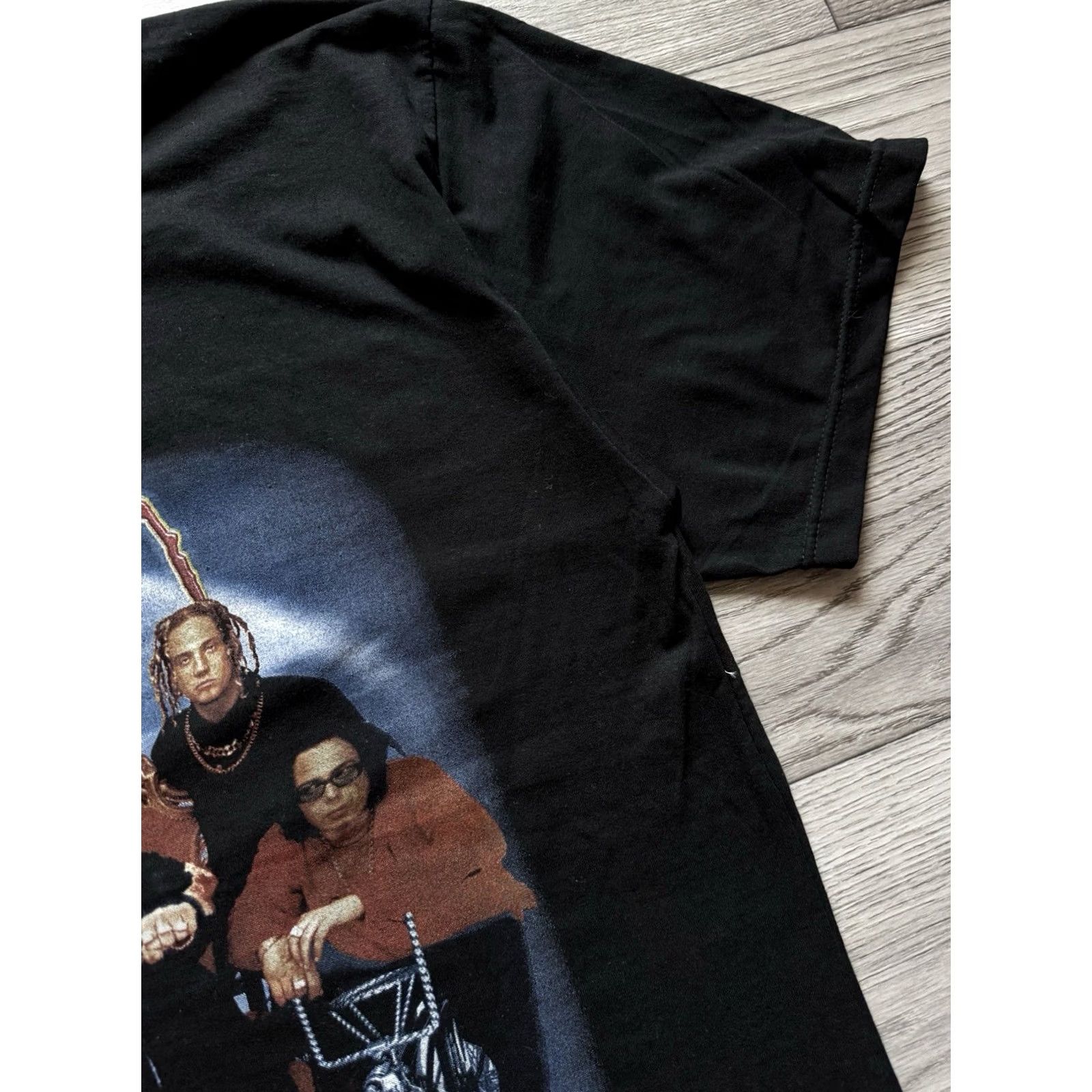 Vintage VINTAGE Band Shirt KORN Stone Sour MarilynManson Limp Bizkit XL Black Mens T-Shirt Band Size US XL / EU 56 / 4 - 5 Thumbnail
