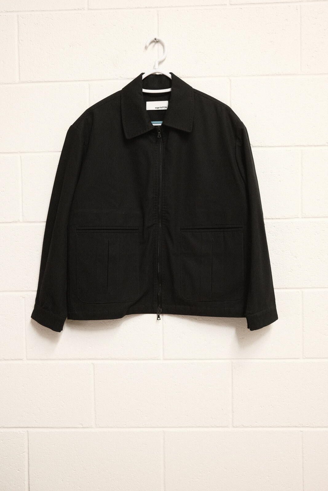 SAGE NATION sageNATION Black Index Zip Jacket Size US M / EU 48-50 / 2 - 2 Thumbnail