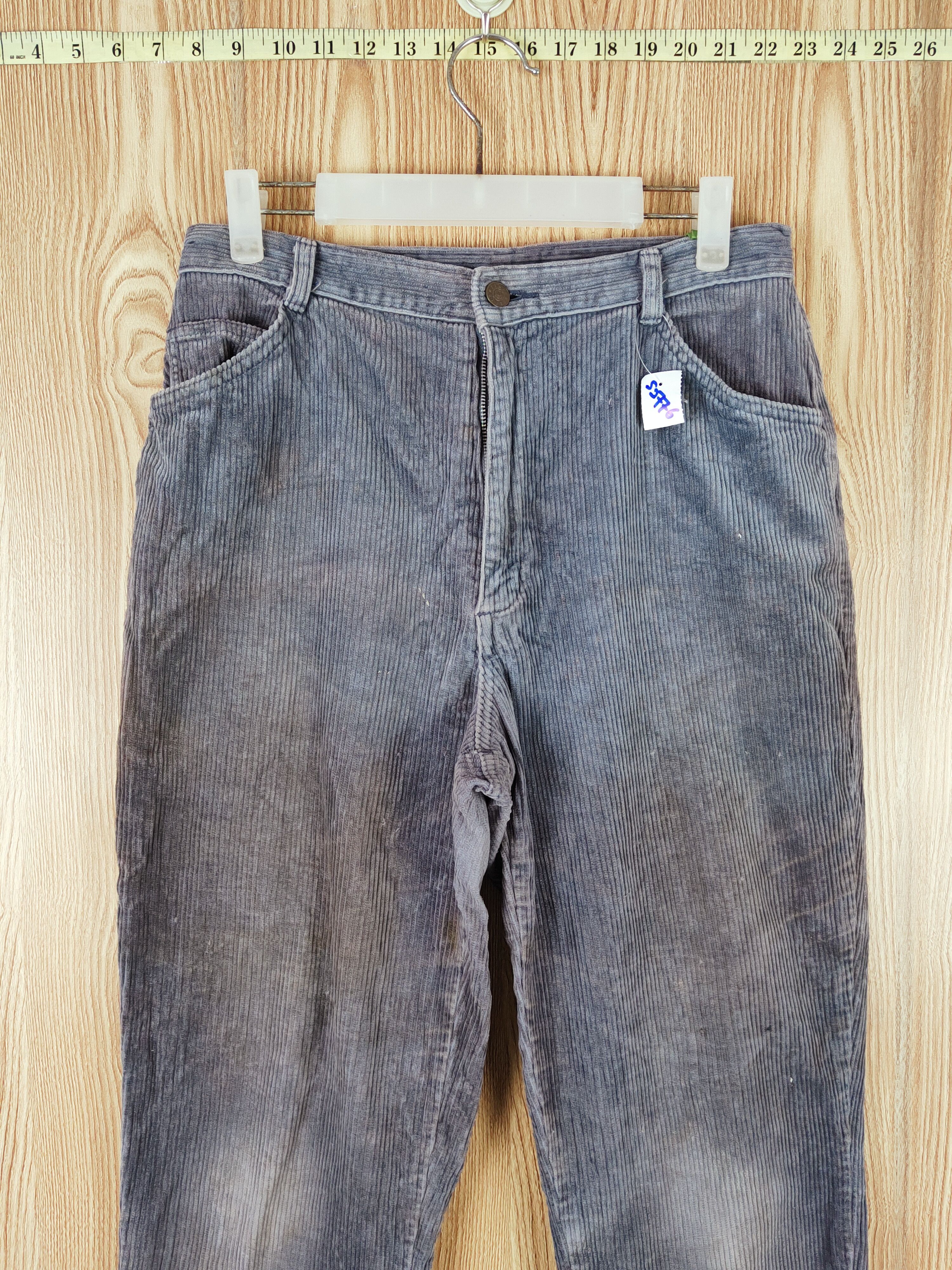 Vintage Flash Purple Faded vintage japan Corduroy Pants #S2776 Size US 29 - 2 Thumbnail