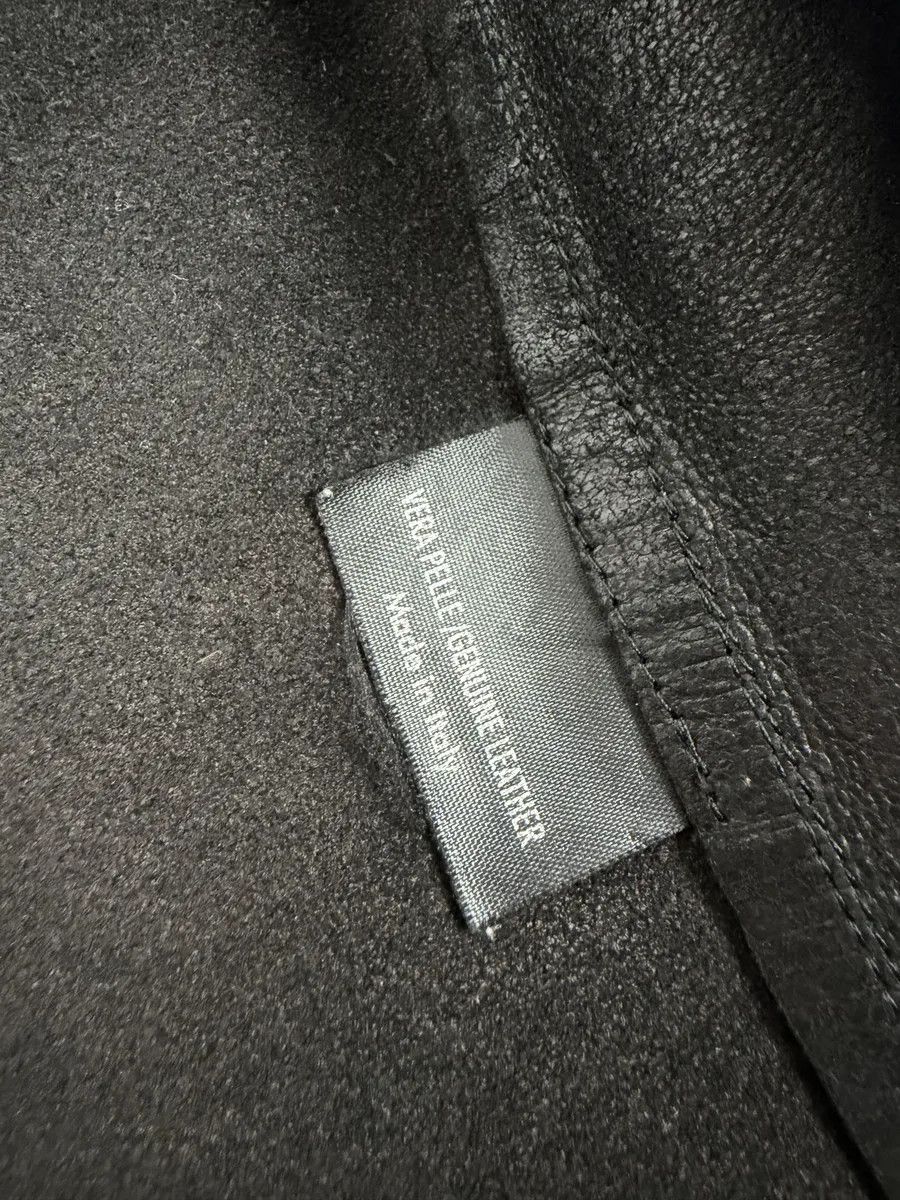Gucci FW2000 Gucci Black Premium Minimalist Leather Jacket Size M / US 6-8 / IT 42-44 - 8 Thumbnail