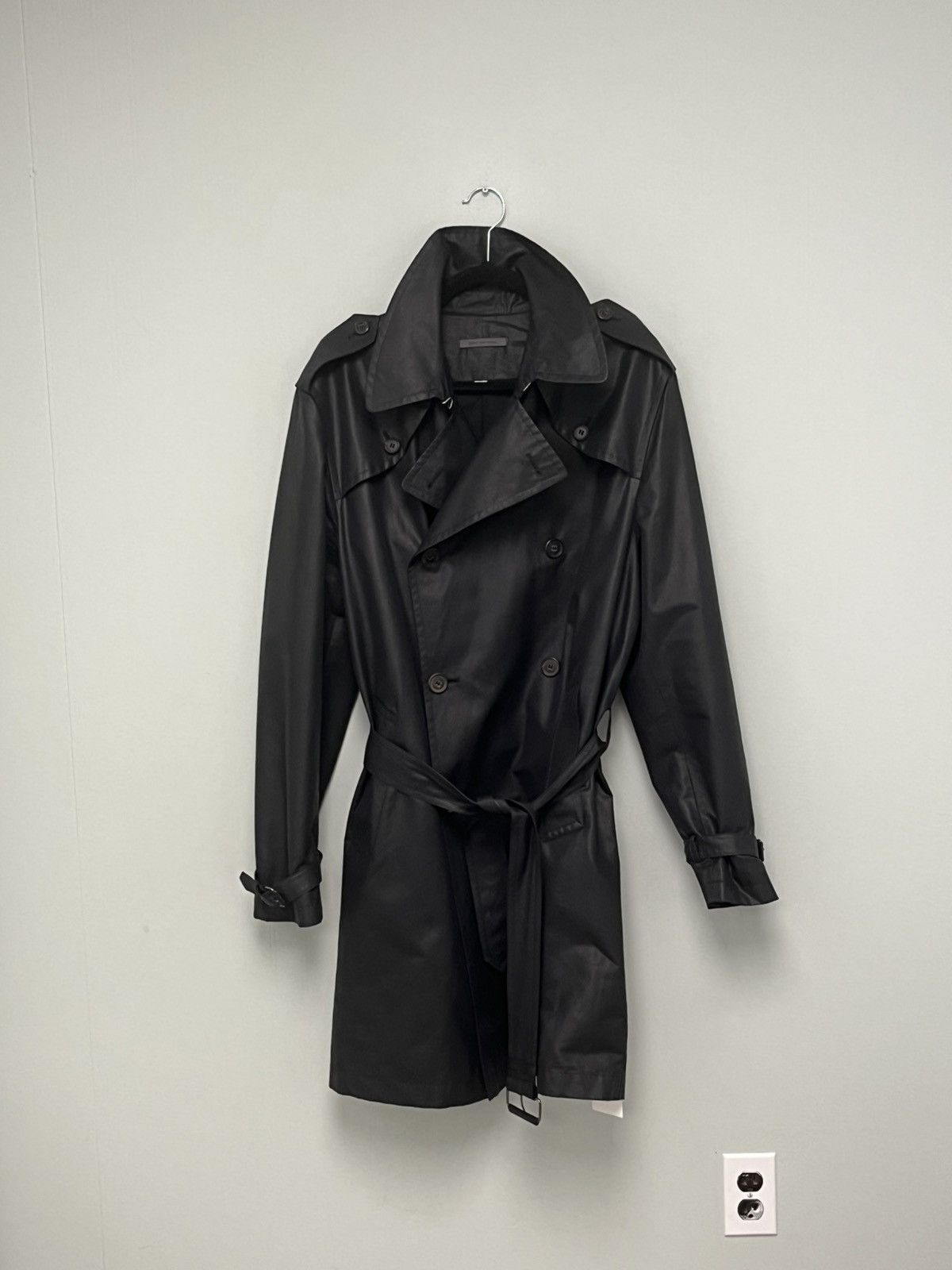 John Varvatos Resin Coated Trench Coat Size EU 52 USA 42 Size US L / EU 52-54 / 3 - 8 Thumbnail