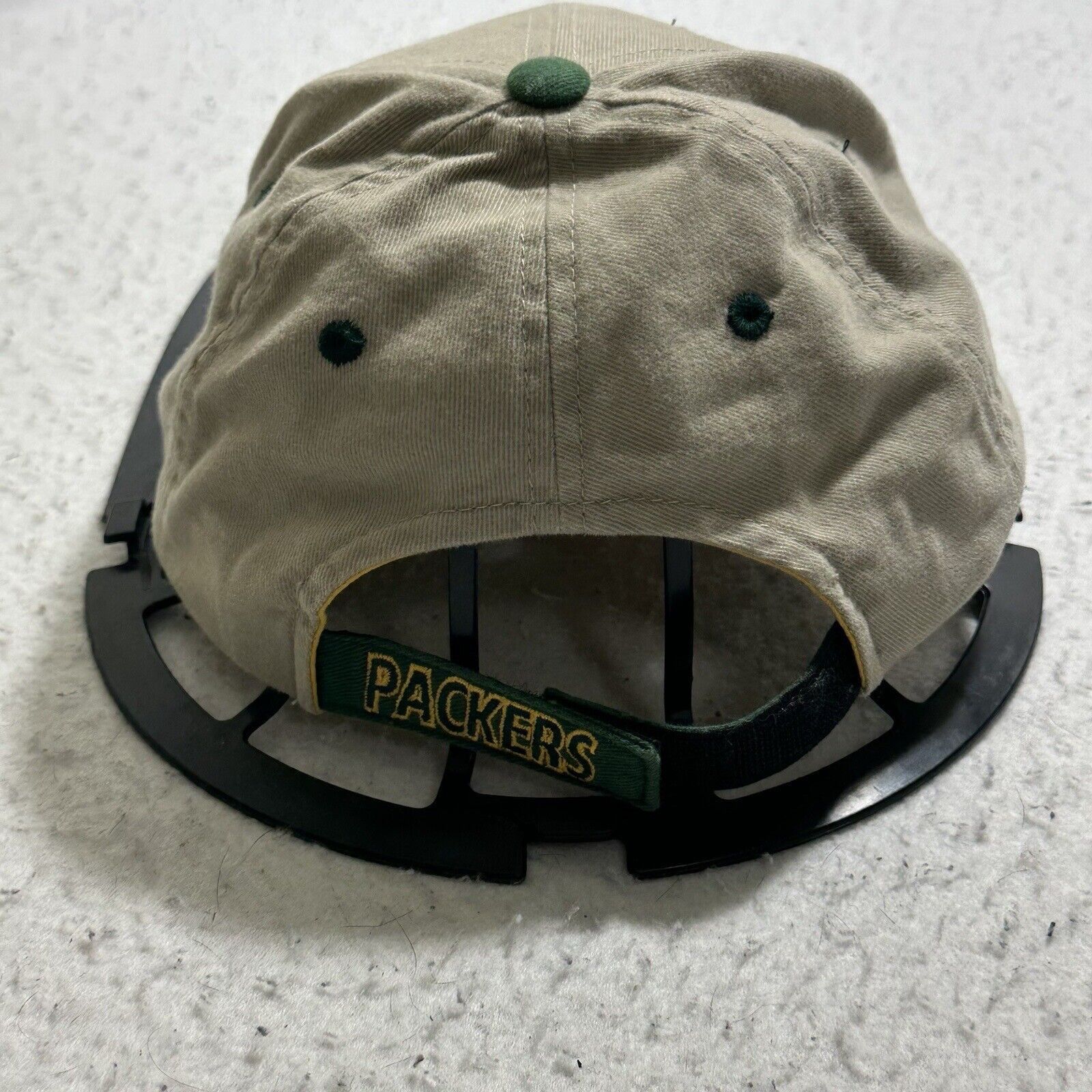 NFL NFL Green Bay Packers Baseball Cap Green Hat Beige Size ONE SIZE - 4 Thumbnail