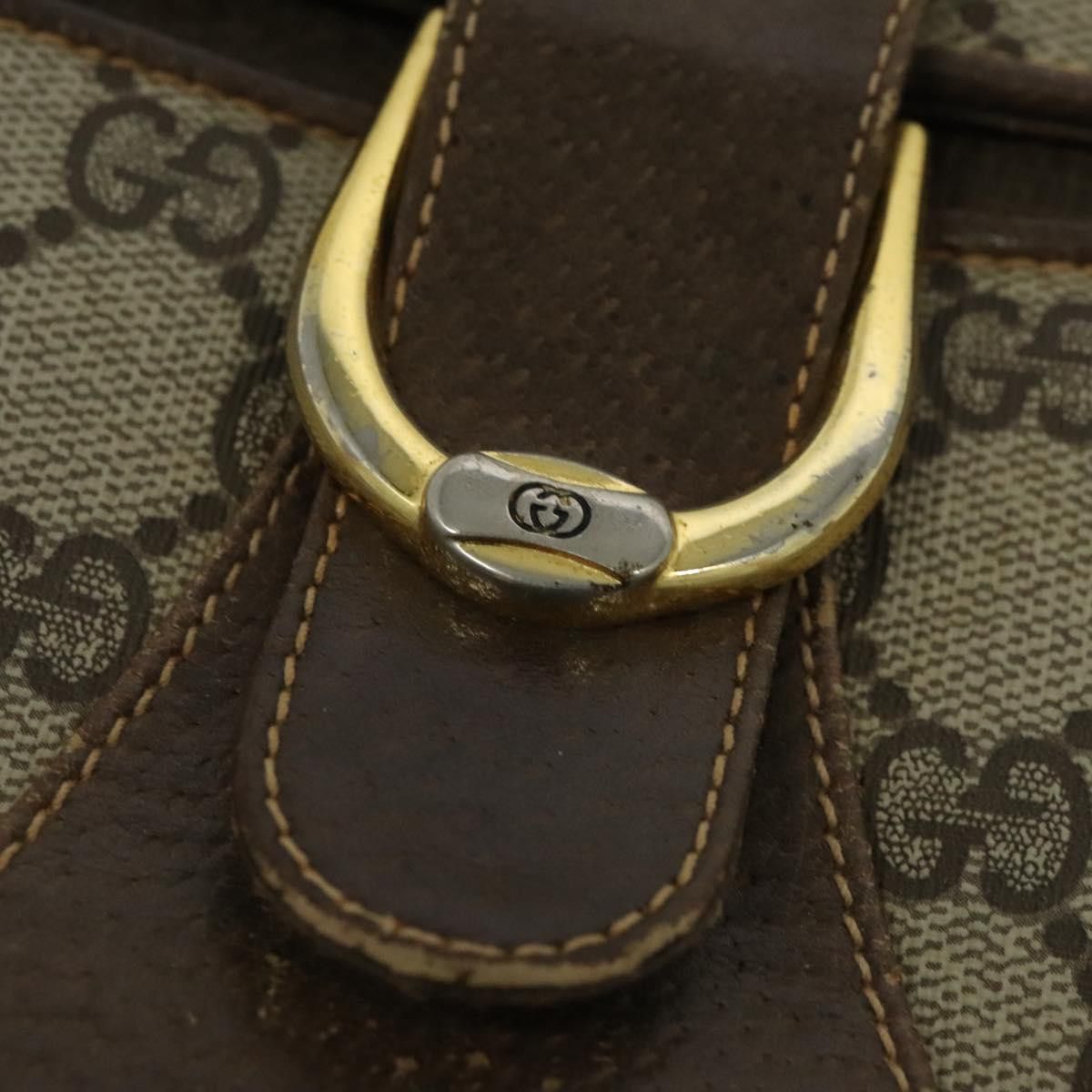 Gucci GUCCI GG Supreme Shoulder Bag Pvc Beige Gold Size ONE SIZE - 14 Thumbnail