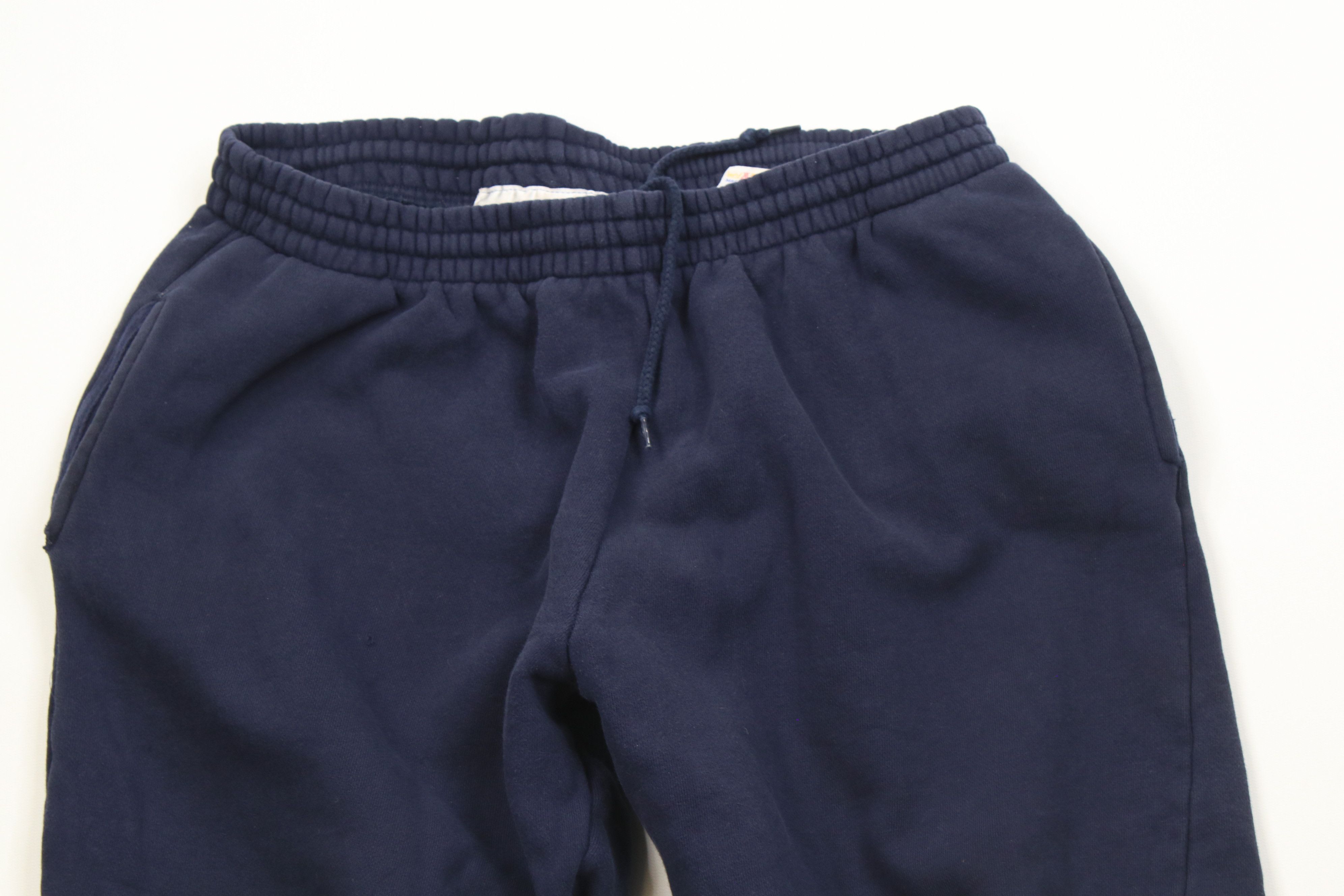 Vintage Vintage 90s Streetwear Blank Heavy Tapered Leg Sweatpants Size US 36 / EU 52 - 2 Thumbnail