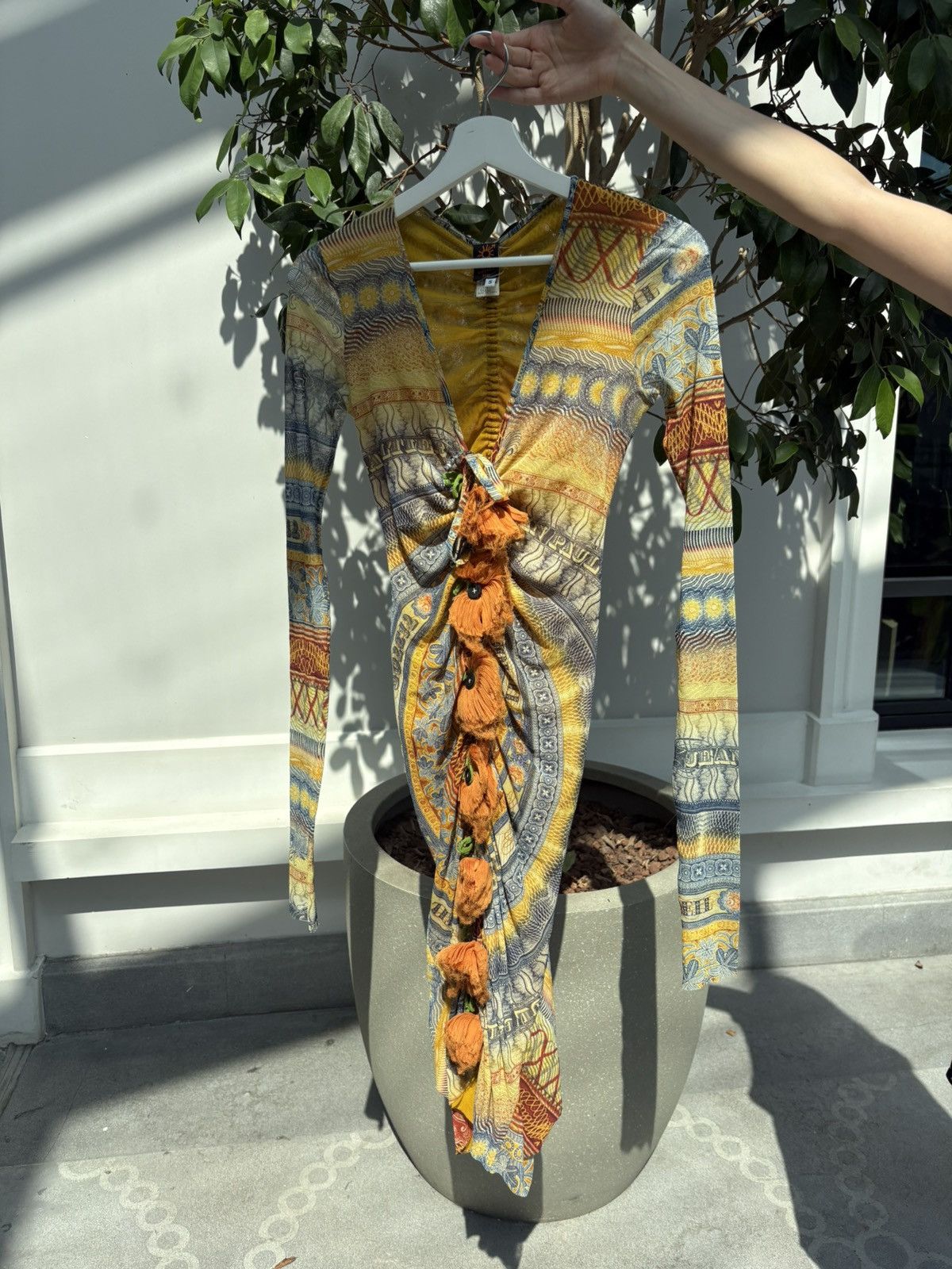 Jean Paul Gaultier Jean Paul Gaultier soleil tattoo print dress Size S / US 4 / IT 40 - 8 Thumbnail