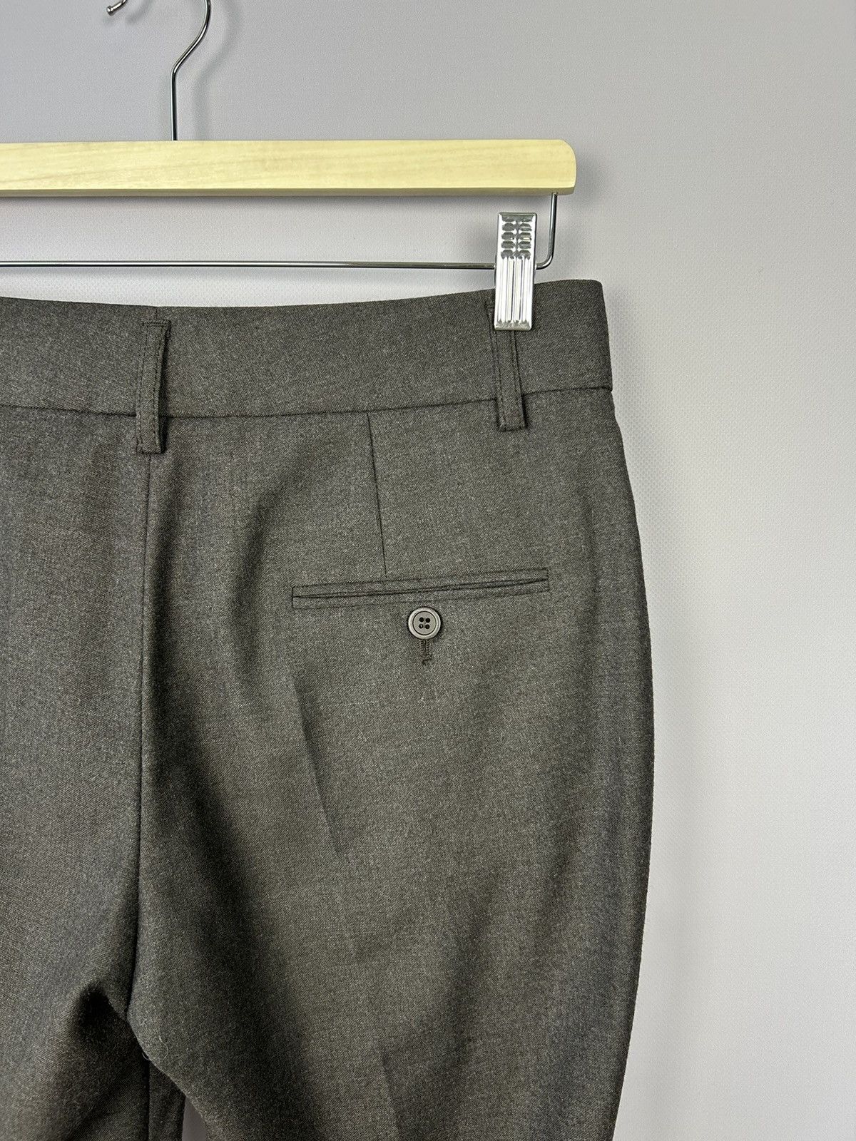 Brunello Cucinelli Gunex by Brunello Cucinelli Brown Wool Cashmere Pants US6 Size 28" / US 6 / IT 42 - 11 Thumbnail