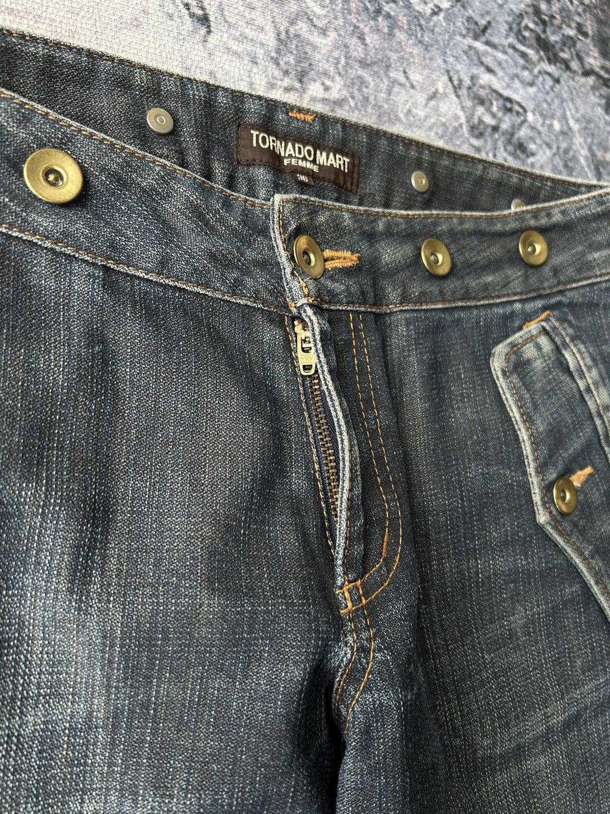 Tornado Mart Tornado Mart Lose Flared Pants Size US 30 / EU 46 - 11 Thumbnail